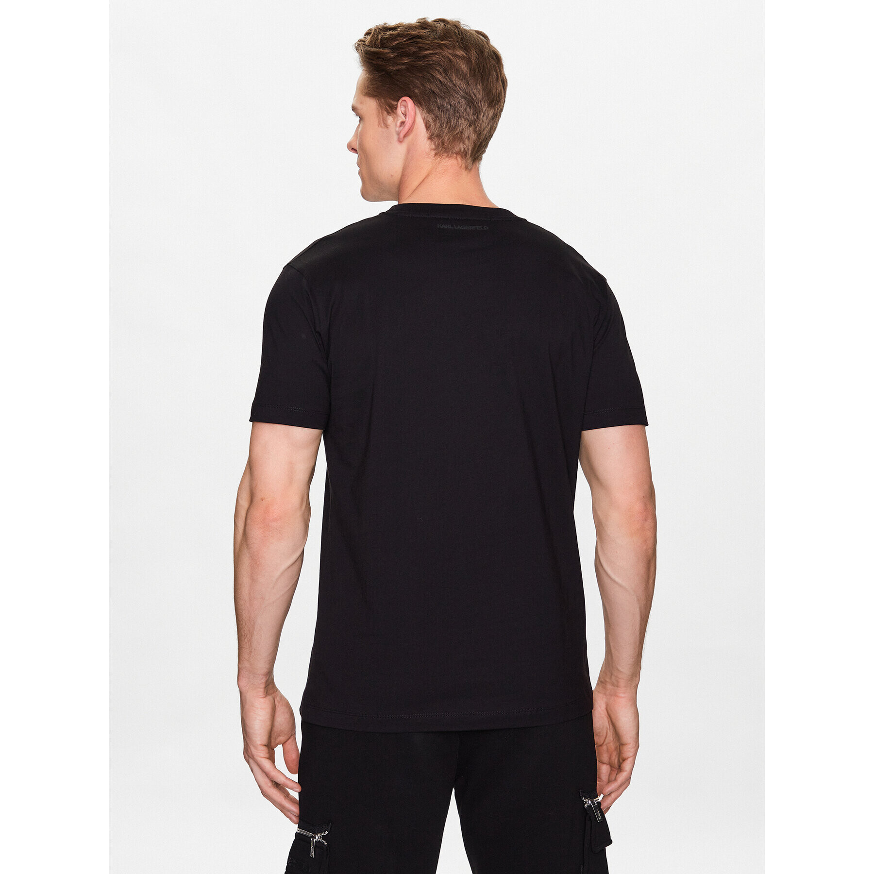 KARL LAGERFELD Тишърт 755060 532241 Черен Regular Fit - Pepit.bg