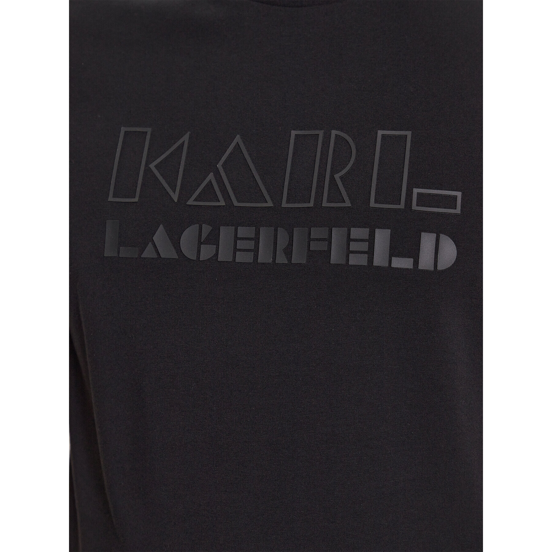 KARL LAGERFELD Тишърт 755060 533221 Черен Regular Fit - Pepit.bg
