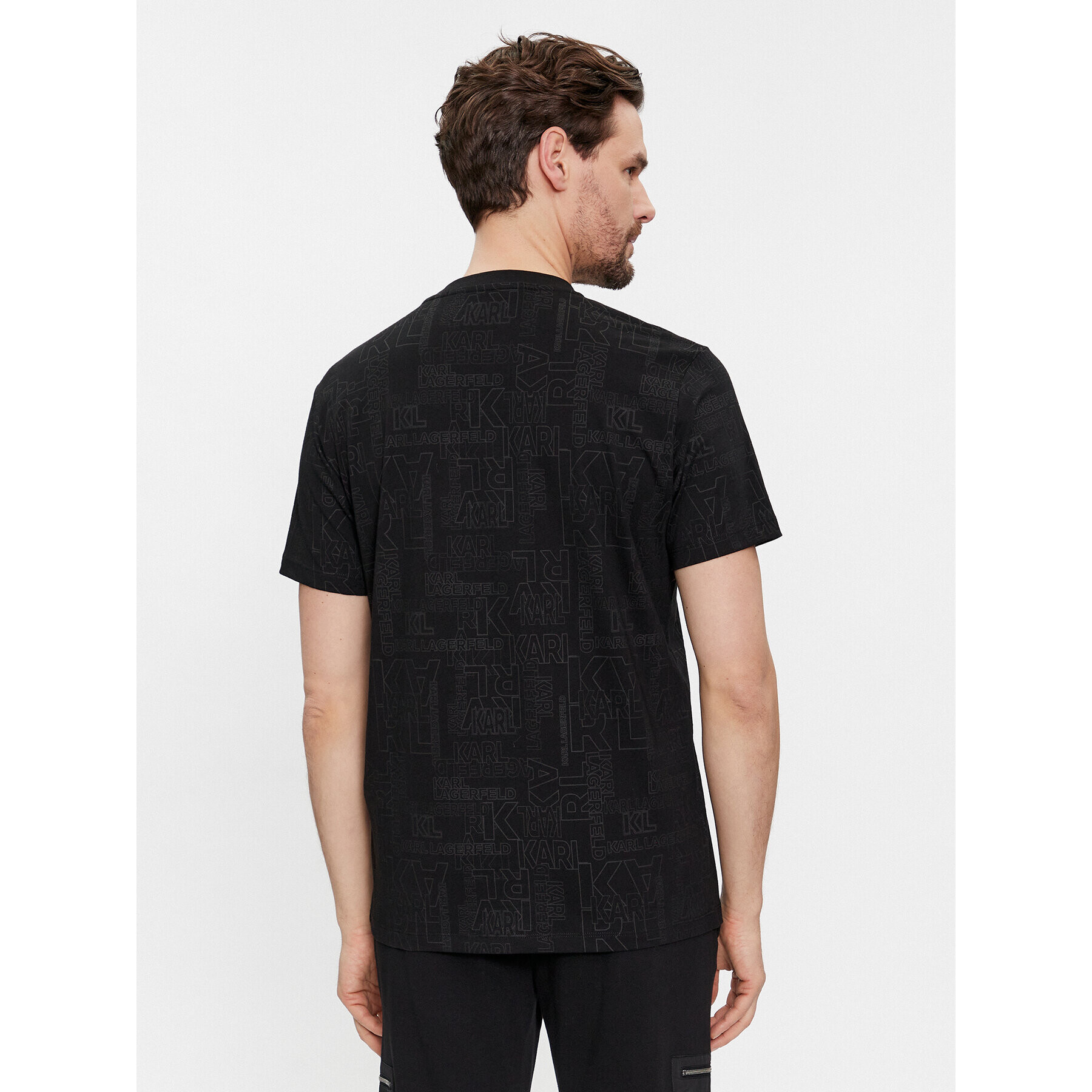 KARL LAGERFELD Тишърт 755060 541224 Черен Regular Fit - Pepit.bg