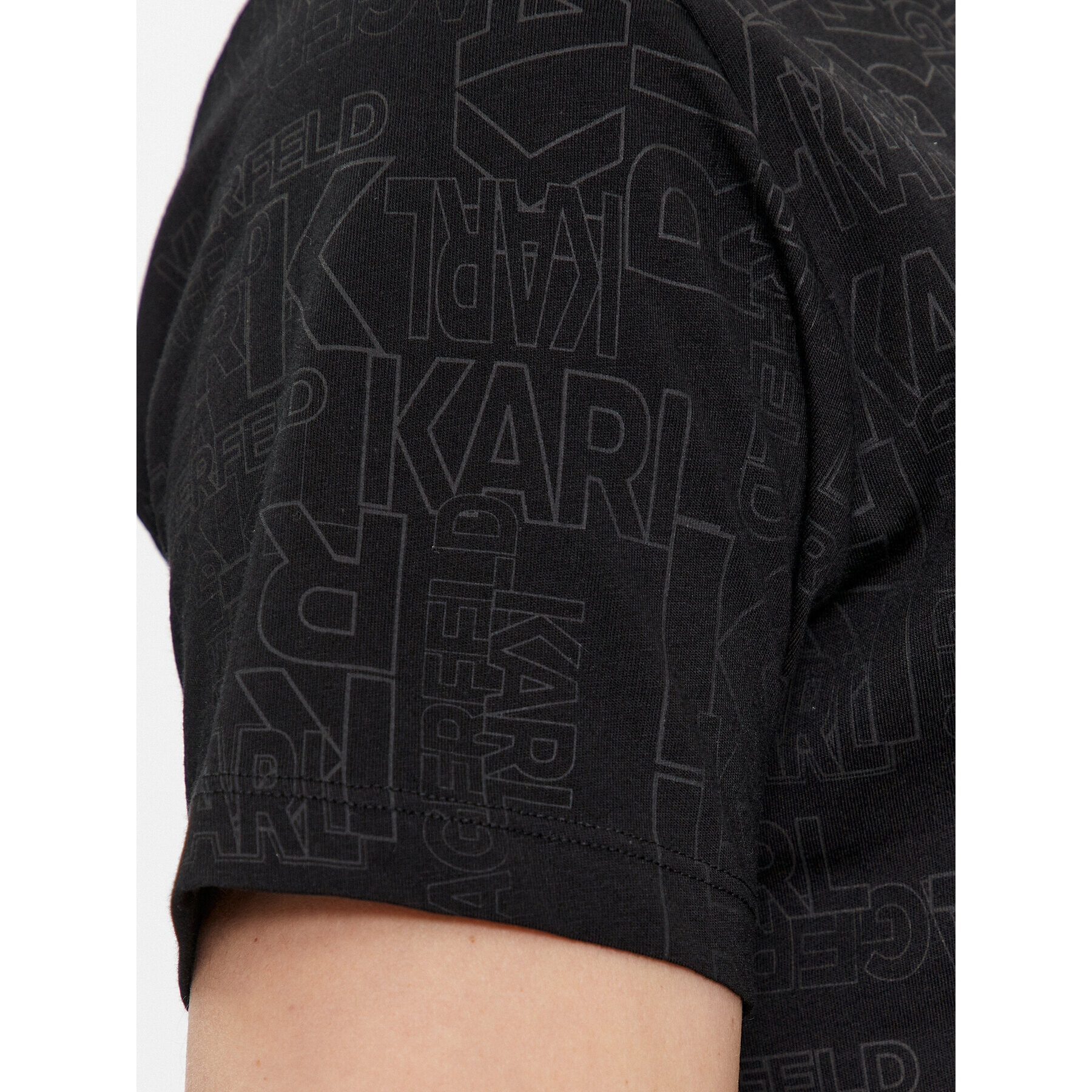 KARL LAGERFELD Тишърт 755060 541224 Черен Regular Fit - Pepit.bg