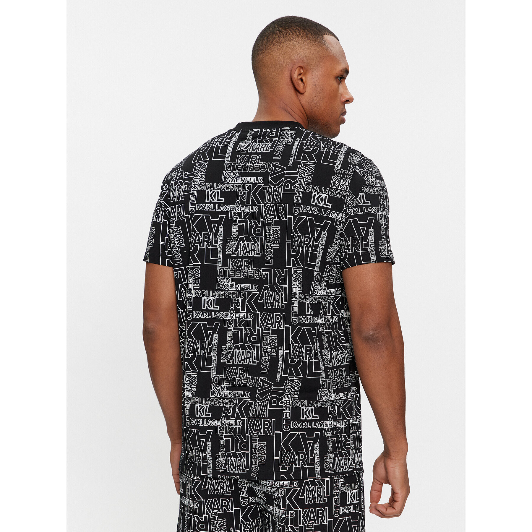 KARL LAGERFELD Тишърт 755060 541224 Черен Regular Fit - Pepit.bg