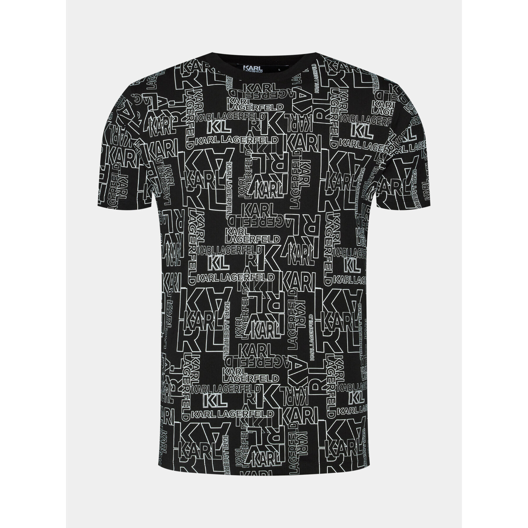 KARL LAGERFELD Тишърт 755060 541224 Черен Regular Fit - Pepit.bg
