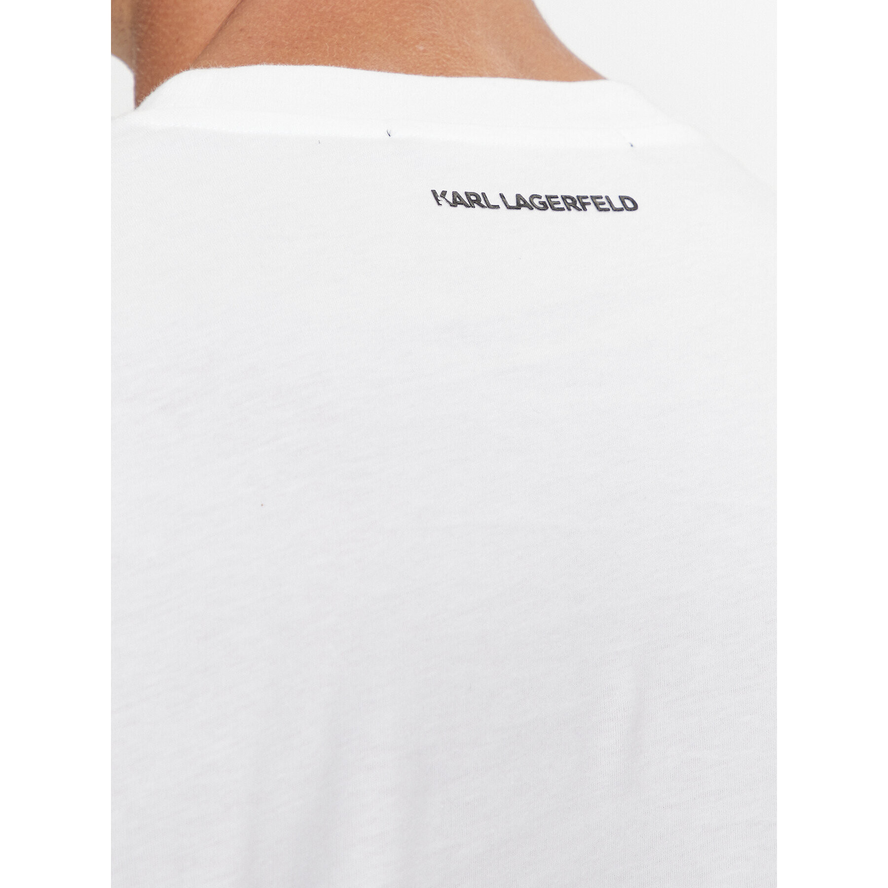 KARL LAGERFELD Тишърт 755061 534241 Бял Regular Fit - Pepit.bg