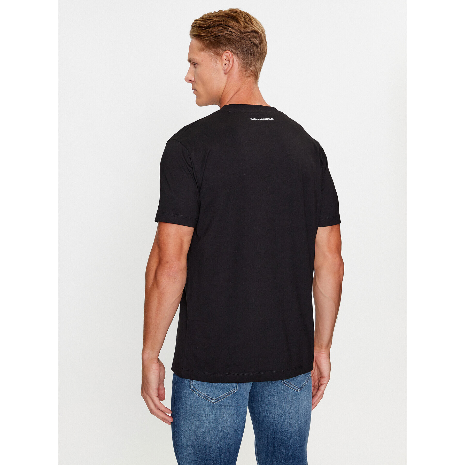 KARL LAGERFELD Тишърт 755061 534241 Черен Regular Fit - Pepit.bg