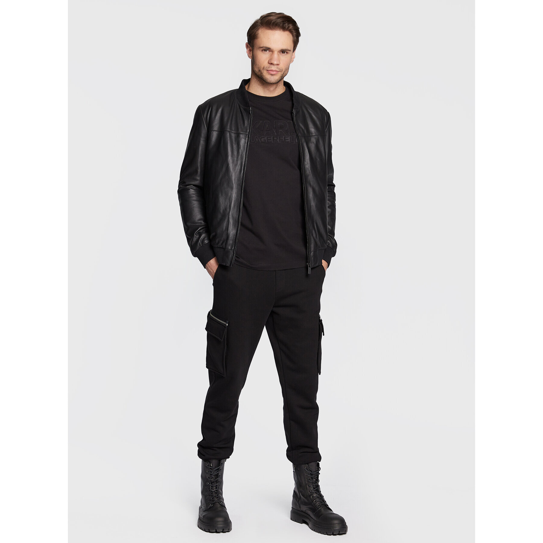 KARL LAGERFELD Тишърт 755062 524241 Черен Regular Fit - Pepit.bg