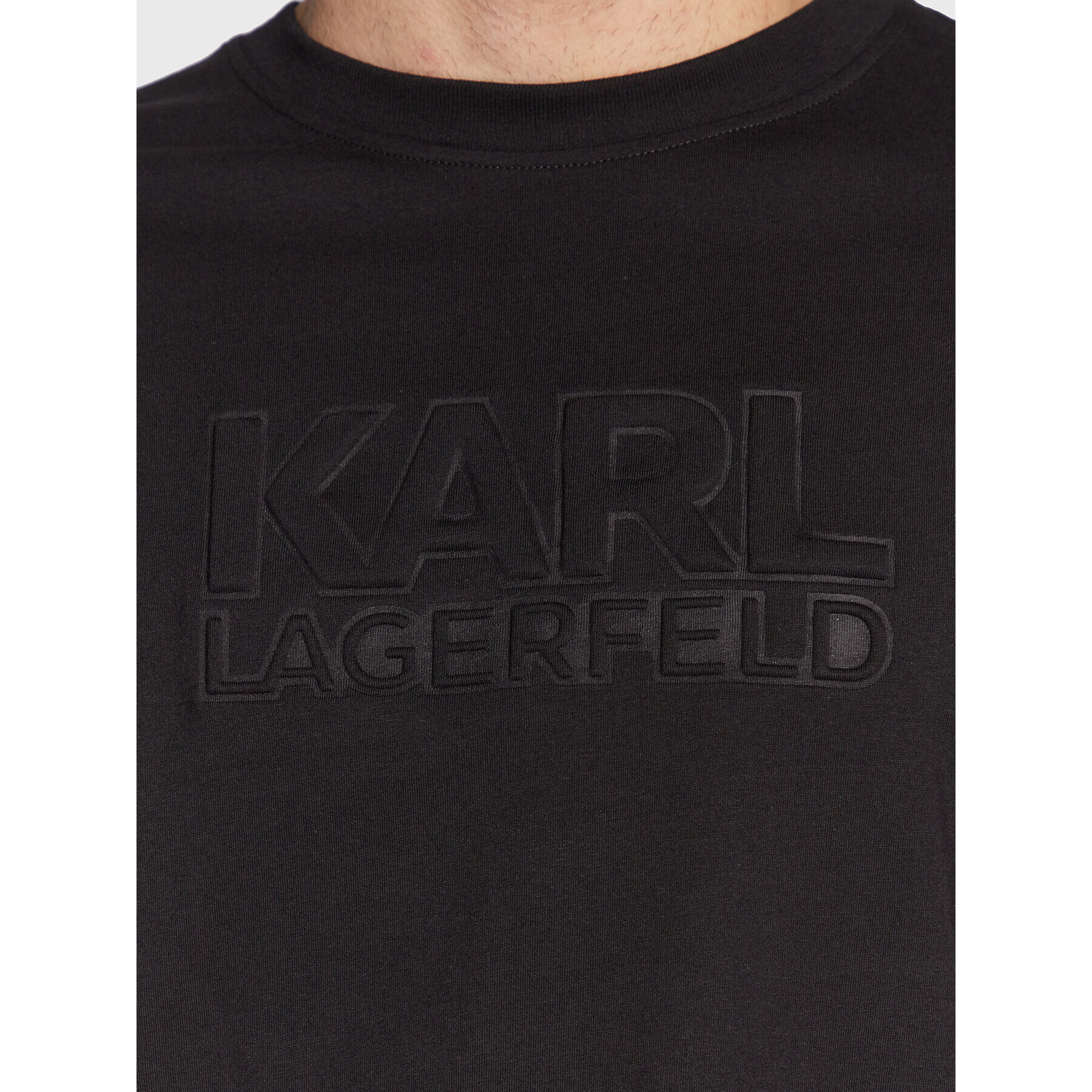 KARL LAGERFELD Тишърт 755062 524241 Черен Regular Fit - Pepit.bg