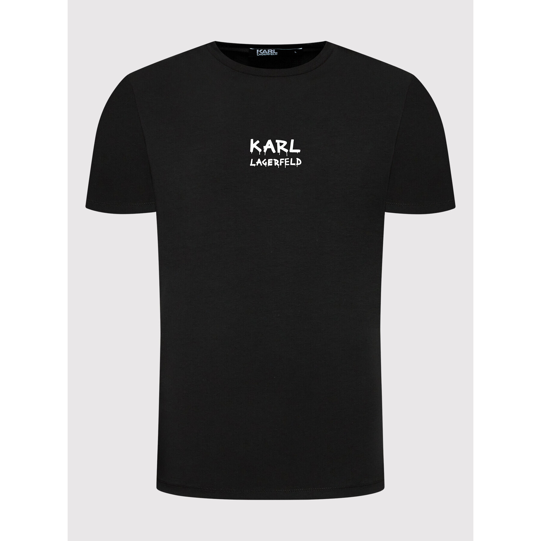 KARL LAGERFELD Тишърт 755063 Черен Regular Fit - Pepit.bg