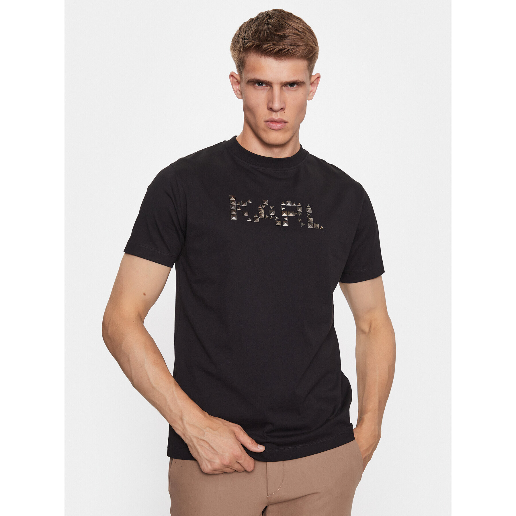 KARL LAGERFELD Тишърт 755068 534240 Черен Regular Fit - Pepit.bg