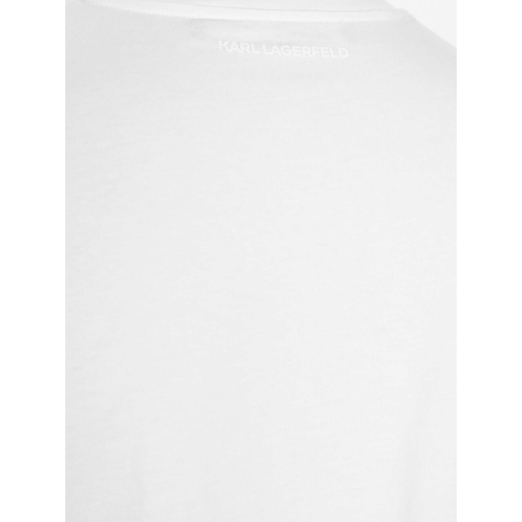KARL LAGERFELD Тишърт 755070 532250 Бял Regular Fit - Pepit.bg