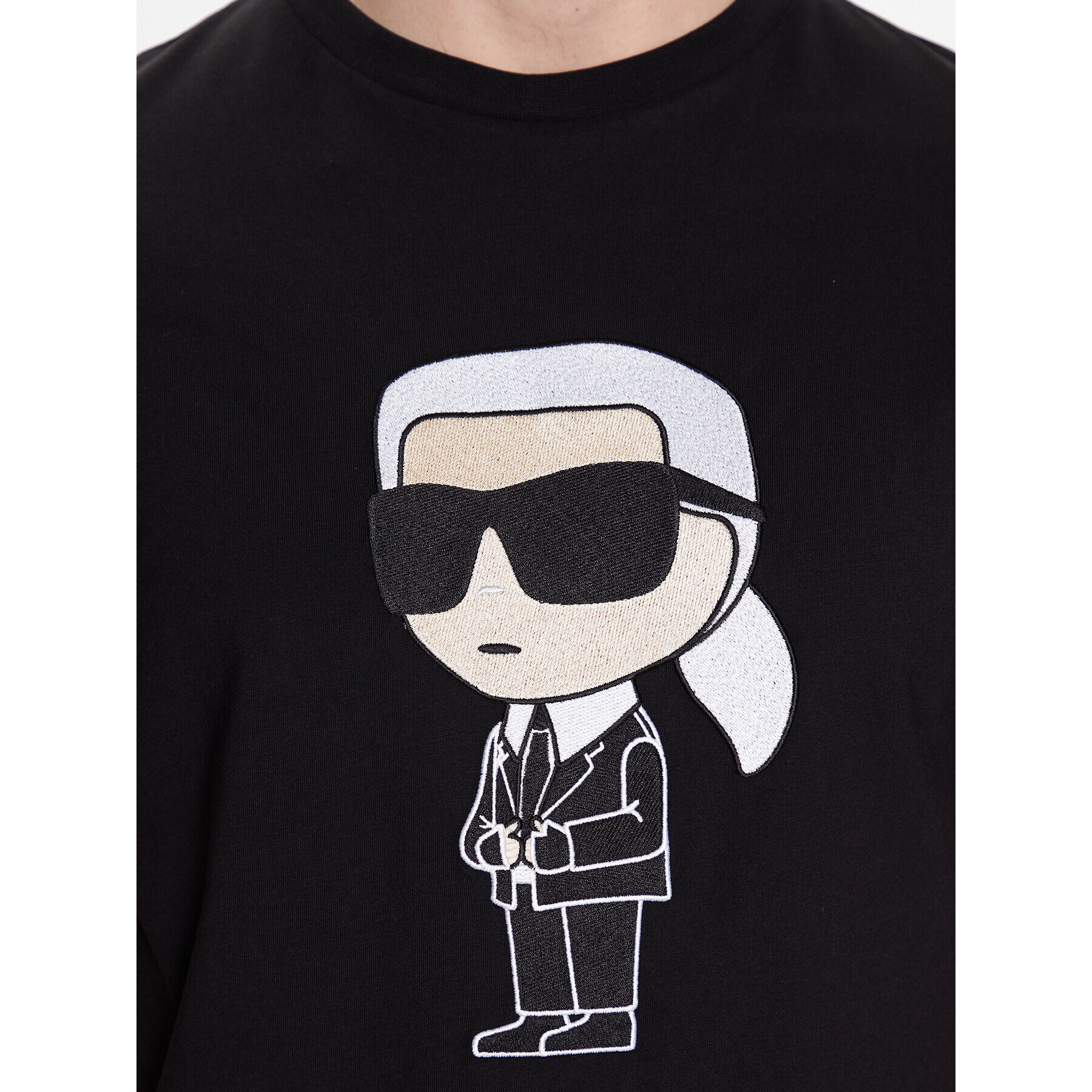 KARL LAGERFELD Тишърт 755070 532250 Черен Regular Fit - Pepit.bg