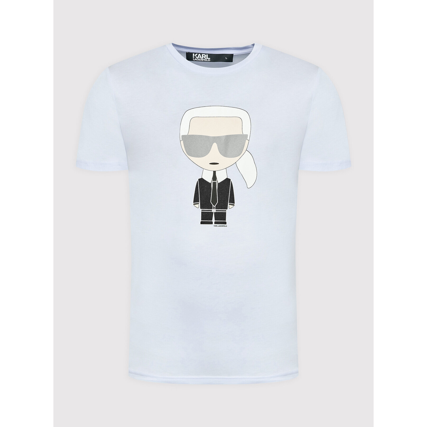 KARL LAGERFELD Тишърт 755071 521251 Син Regular Fit - Pepit.bg