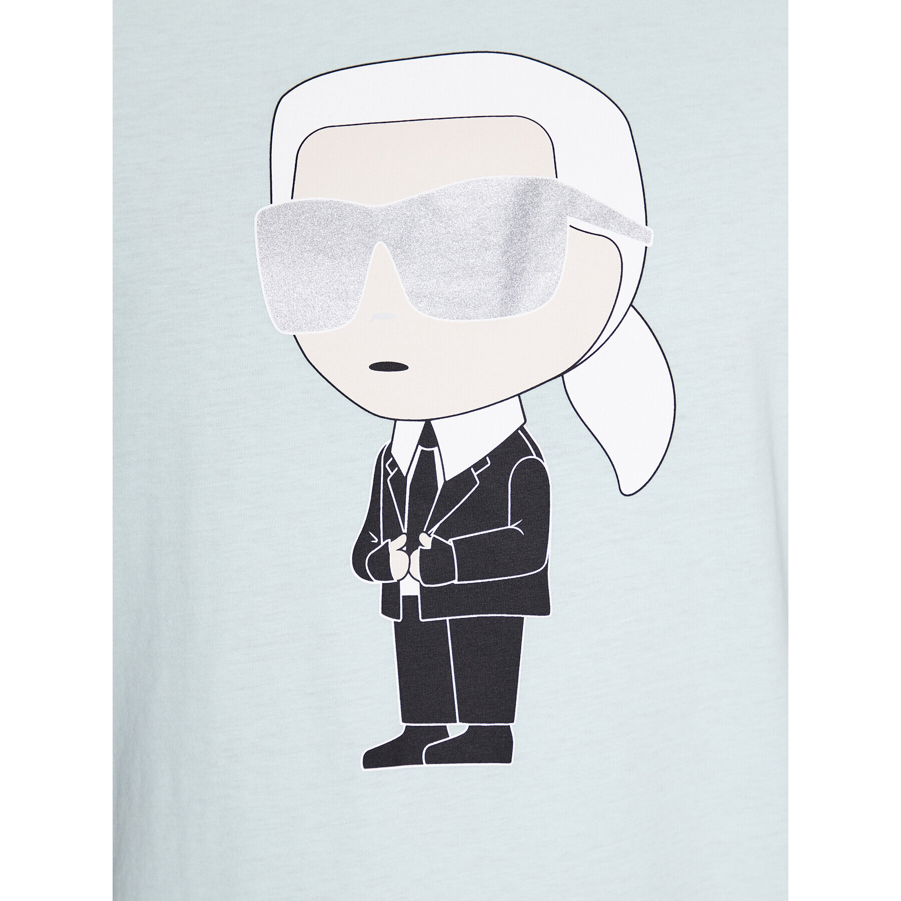 KARL LAGERFELD Тишърт 755071 532251 Зелен Regular Fit - Pepit.bg