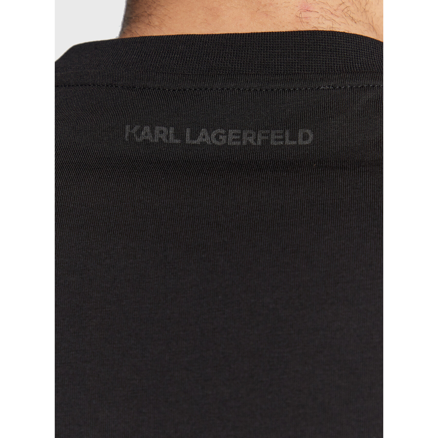 KARL LAGERFELD Тишърт 755072 524250 Черен Regular Fit - Pepit.bg