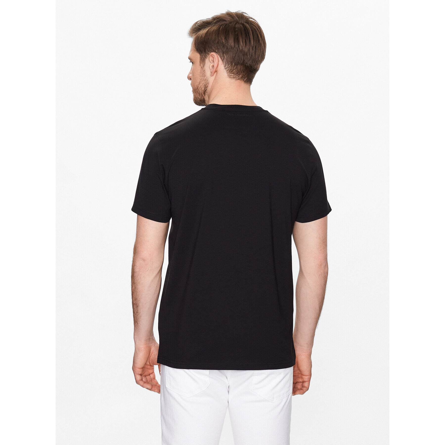 KARL LAGERFELD Тишърт 755073 532250 Черен Regular Fit - Pepit.bg