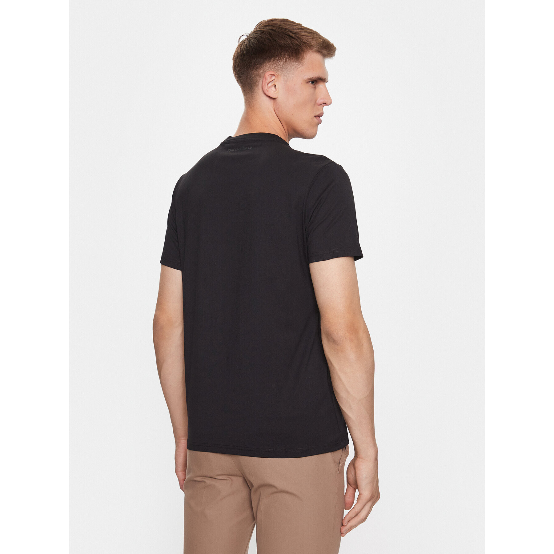 KARL LAGERFELD Тишърт 755073 534250 Черен Regular Fit - Pepit.bg