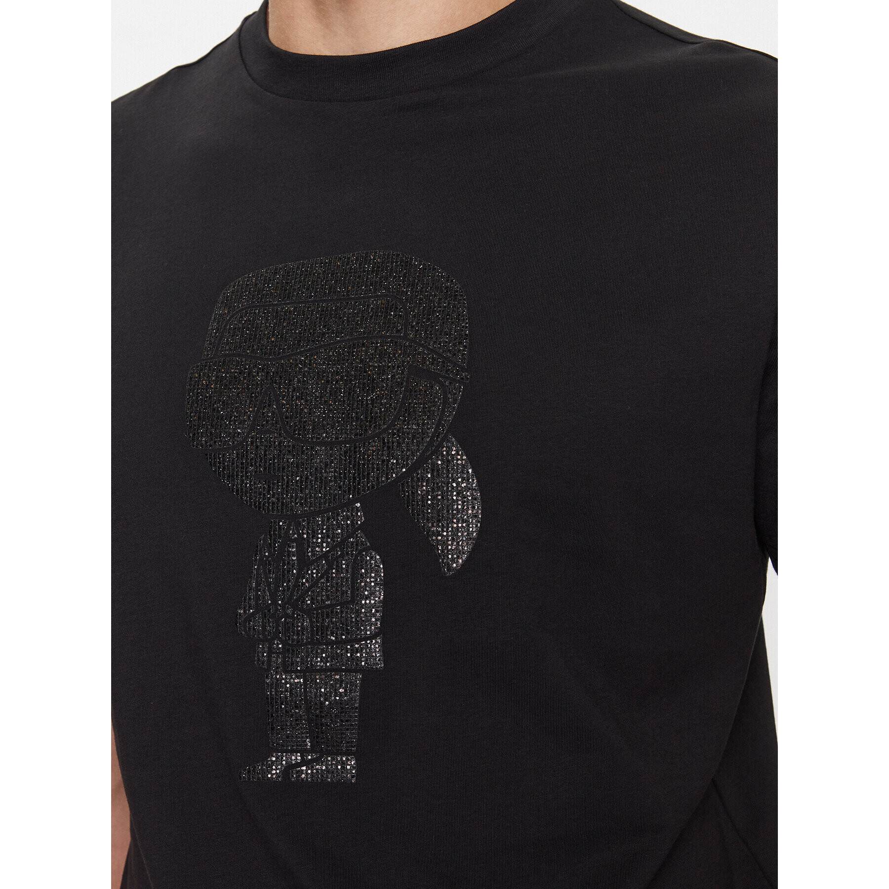 KARL LAGERFELD Тишърт 755073 534250 Черен Regular Fit - Pepit.bg