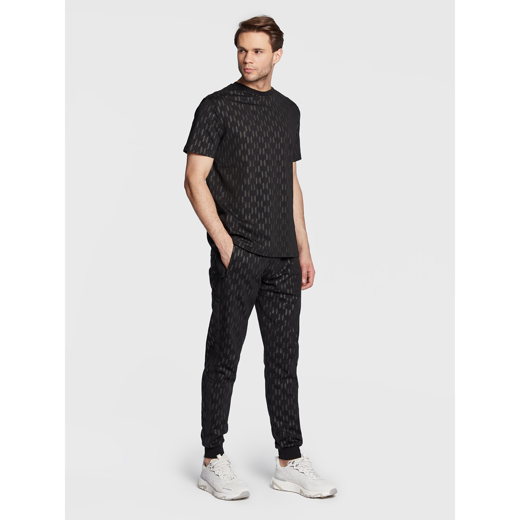 KARL LAGERFELD Тишърт 755074 524251 Черен Regular Fit - Pepit.bg