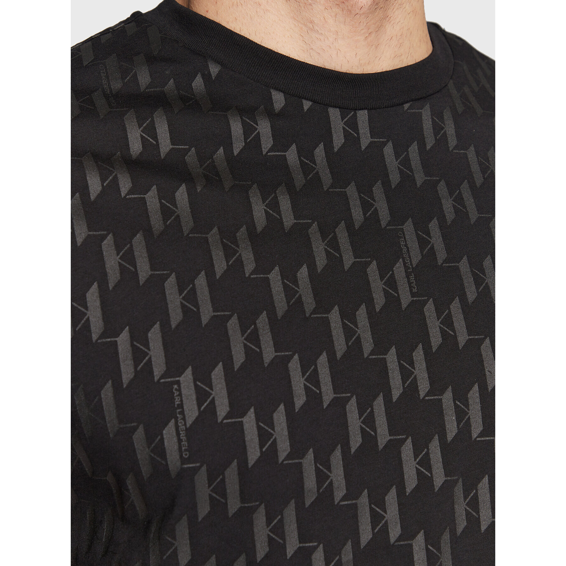 KARL LAGERFELD Тишърт 755074 524251 Черен Regular Fit - Pepit.bg