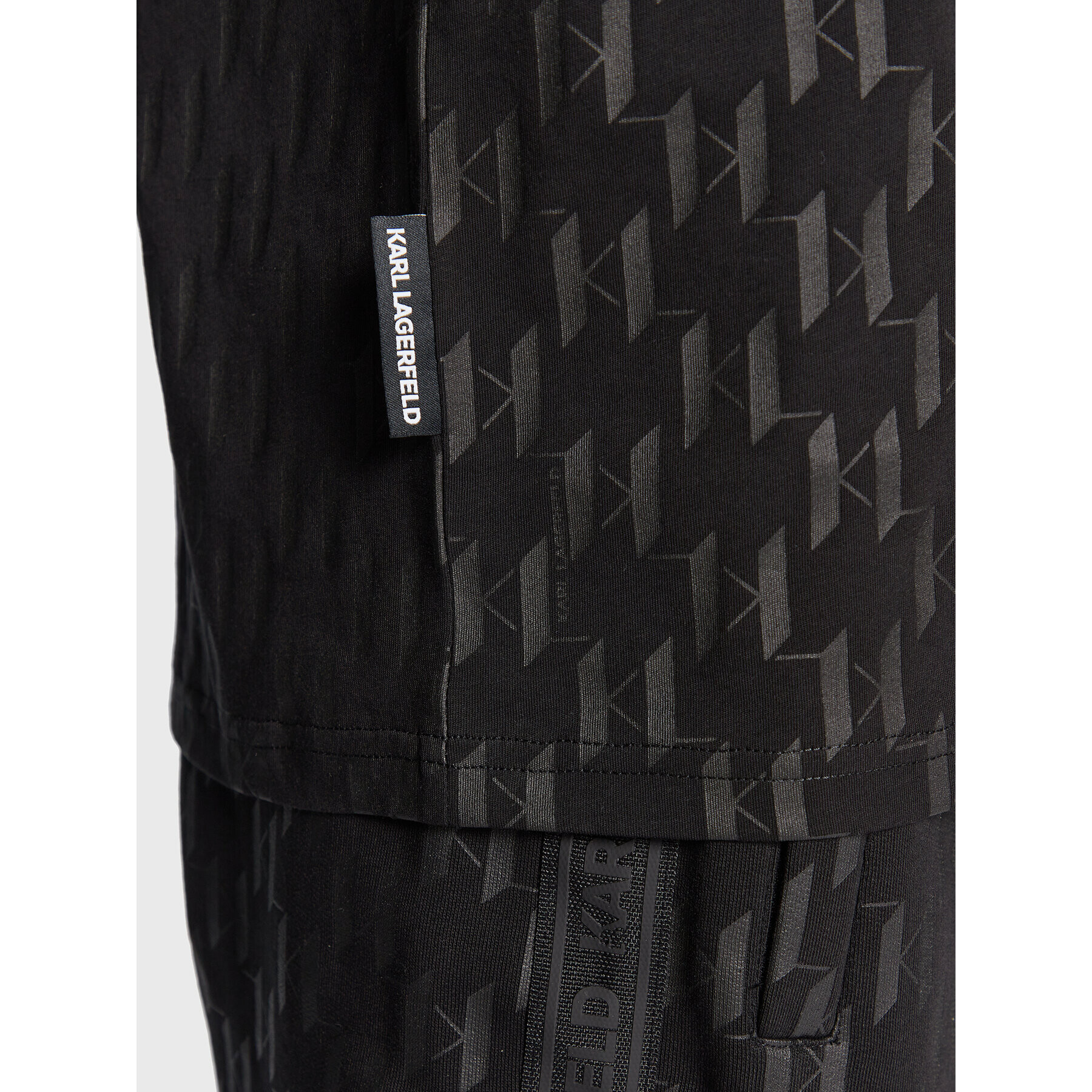KARL LAGERFELD Тишърт 755074 524251 Черен Regular Fit - Pepit.bg