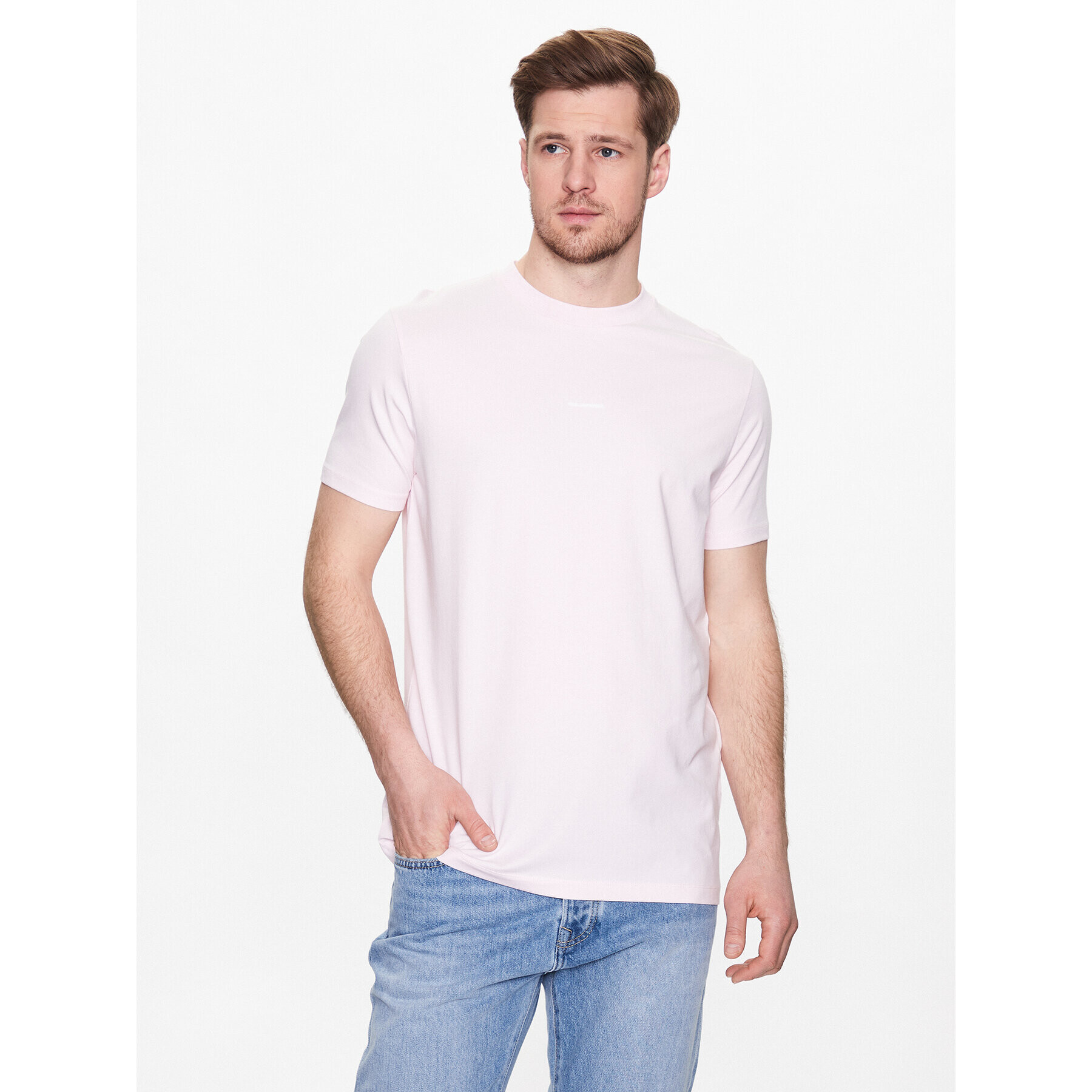KARL LAGERFELD Тишърт 755080 532221 Розов Regular Fit - Pepit.bg