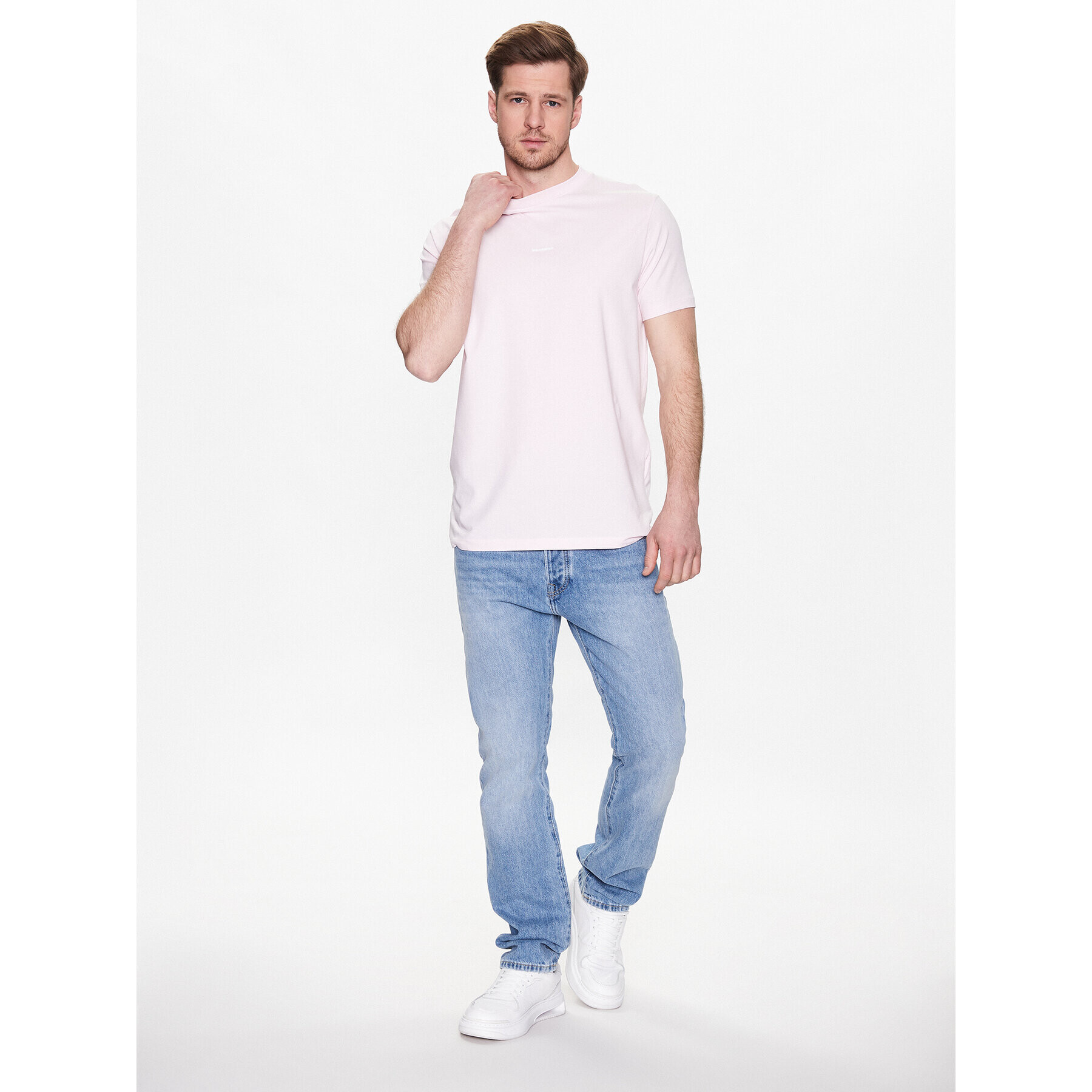 KARL LAGERFELD Тишърт 755080 532221 Розов Regular Fit - Pepit.bg