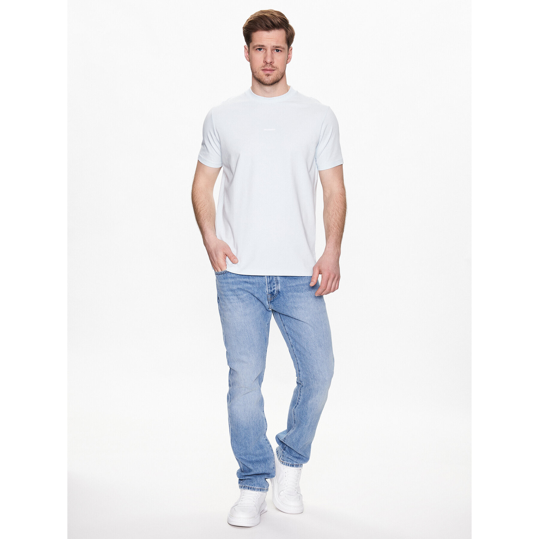 KARL LAGERFELD Тишърт 755080 532221 Син Regular Fit - Pepit.bg
