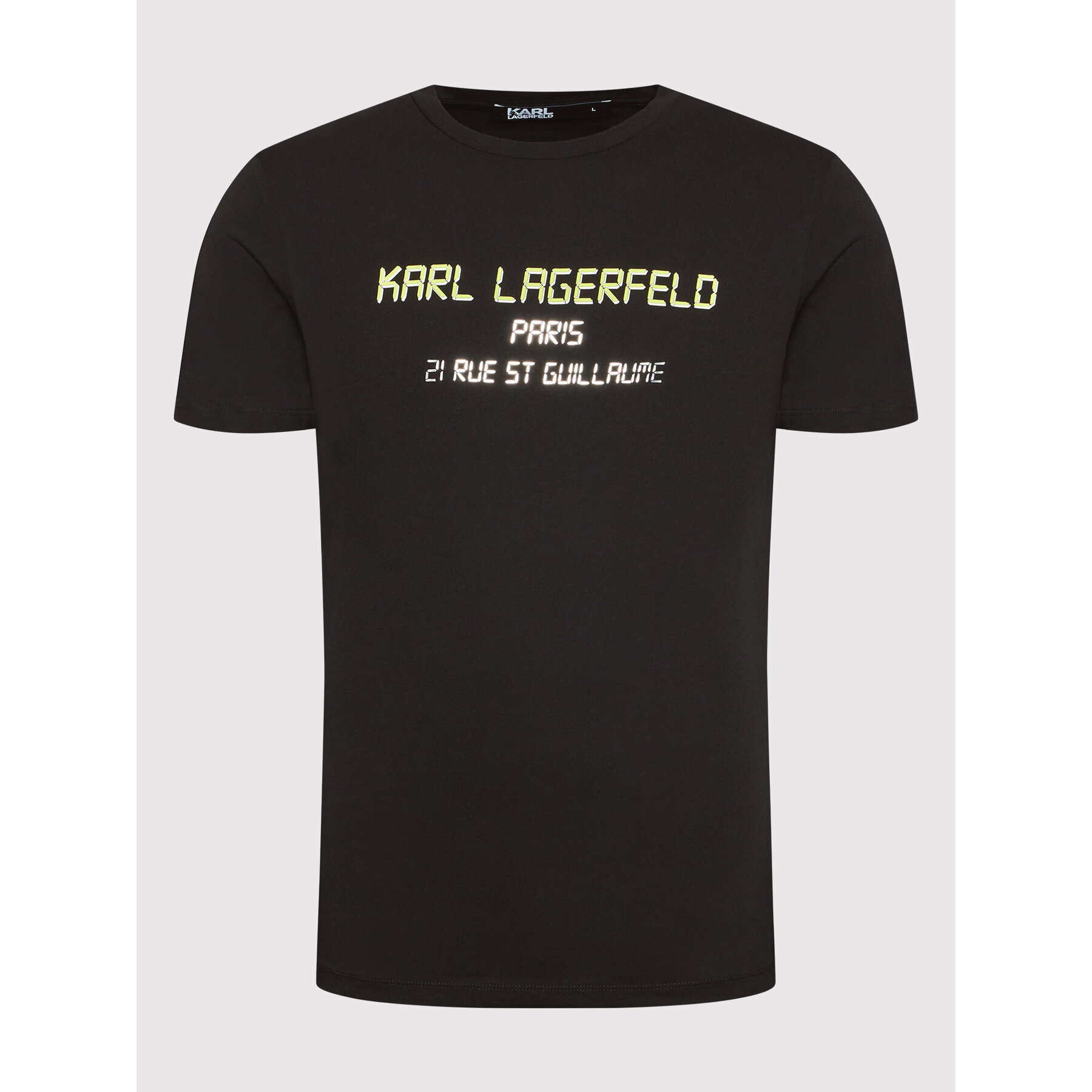 KARL LAGERFELD Тишърт 755081 523224 Черен Regular Fit - Pepit.bg