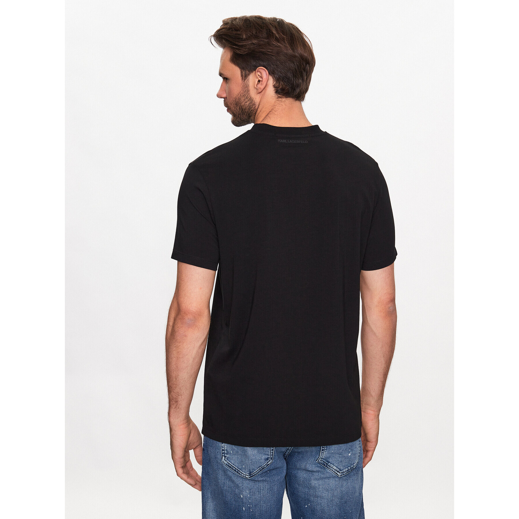 KARL LAGERFELD Тишърт 755082 532221 Черен Regular Fit - Pepit.bg