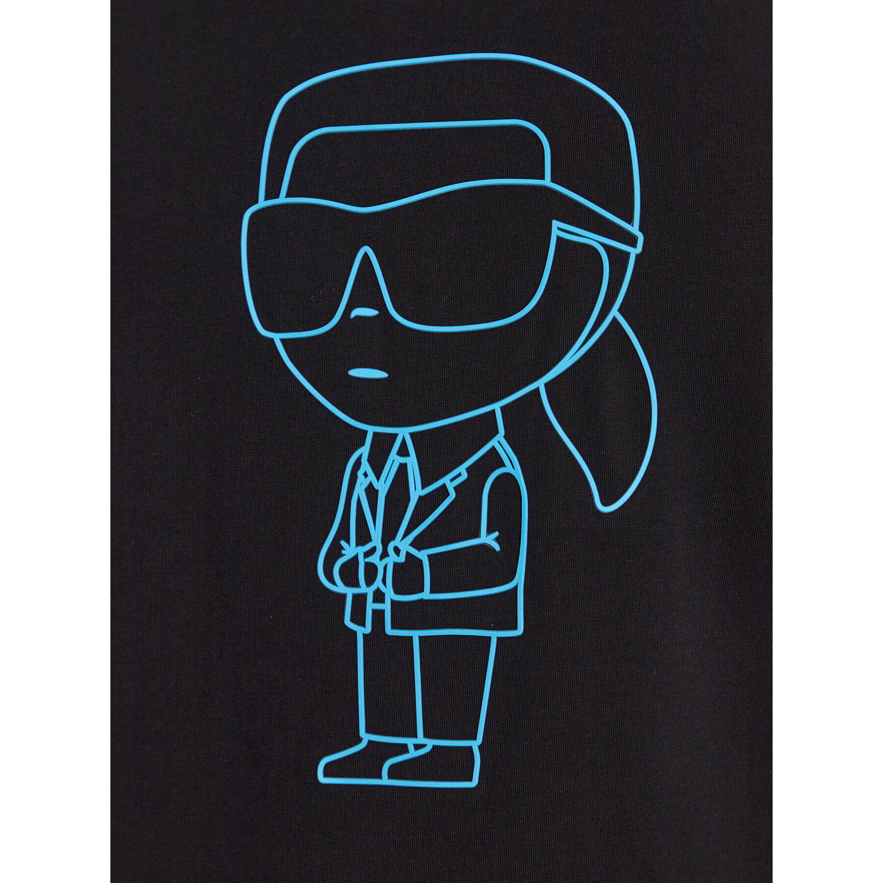 KARL LAGERFELD Тишърт 755082 532221 Черен Regular Fit - Pepit.bg