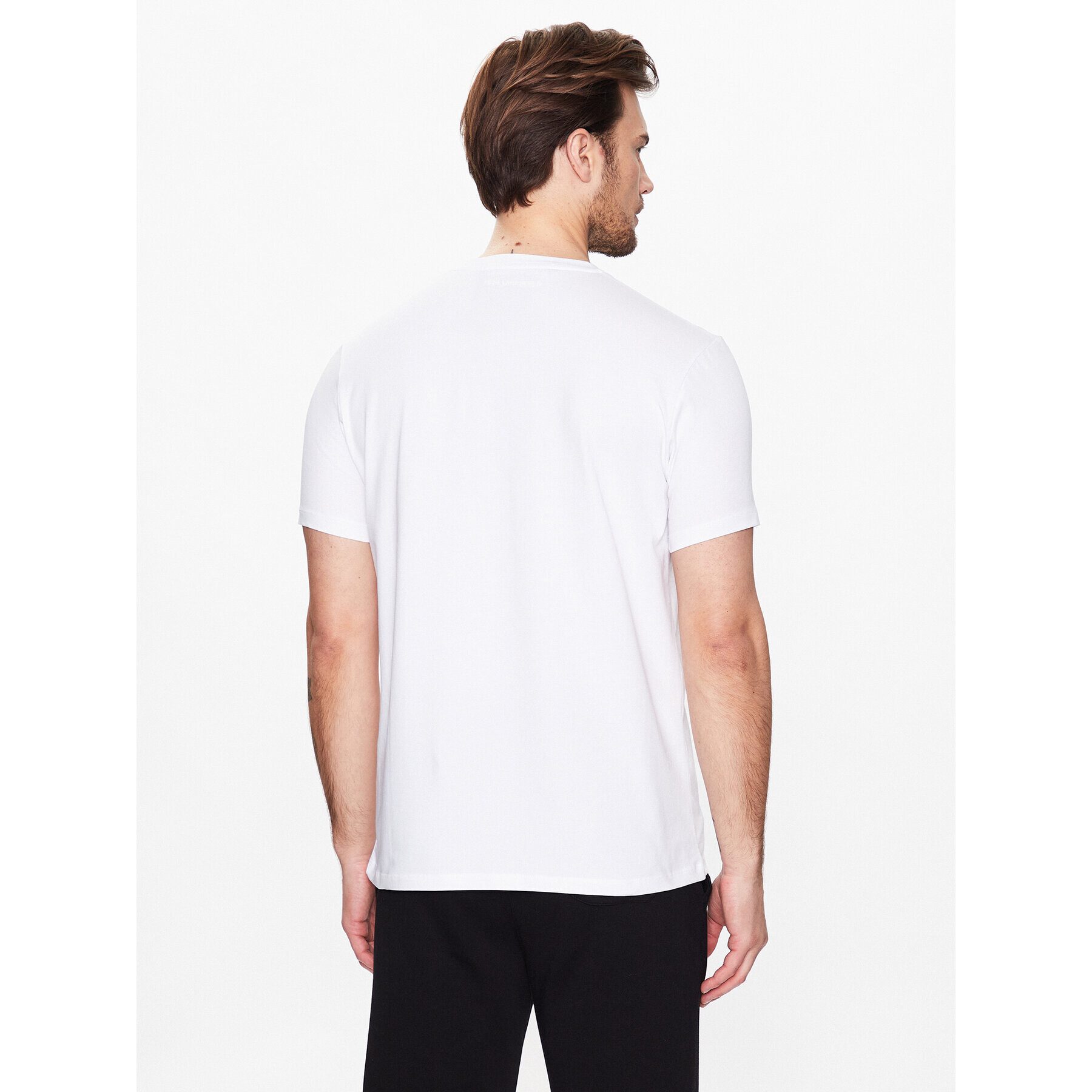 KARL LAGERFELD Тишърт 755090 531221 Бял Regular Fit - Pepit.bg