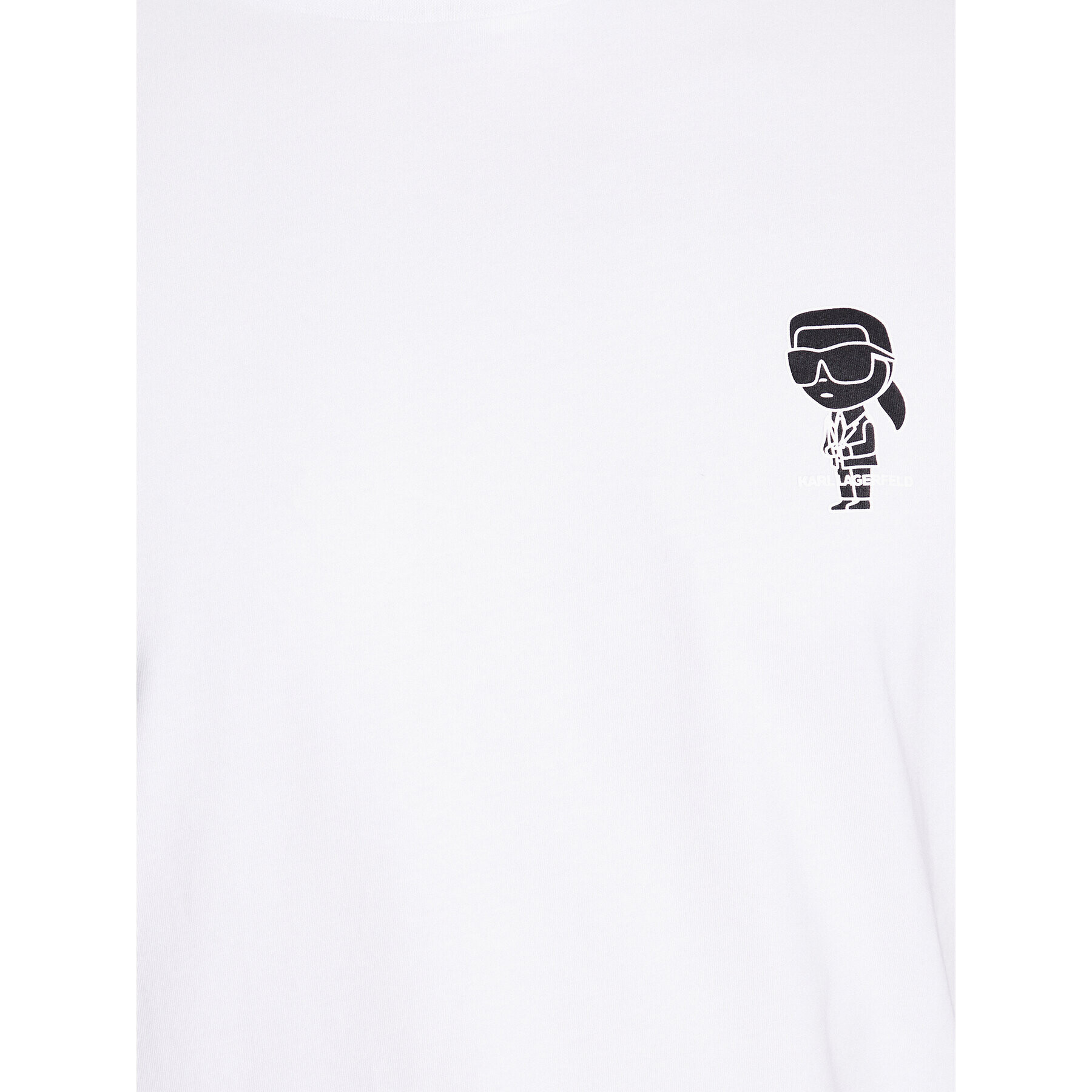 KARL LAGERFELD Тишърт 755090 531221 Бял Regular Fit - Pepit.bg