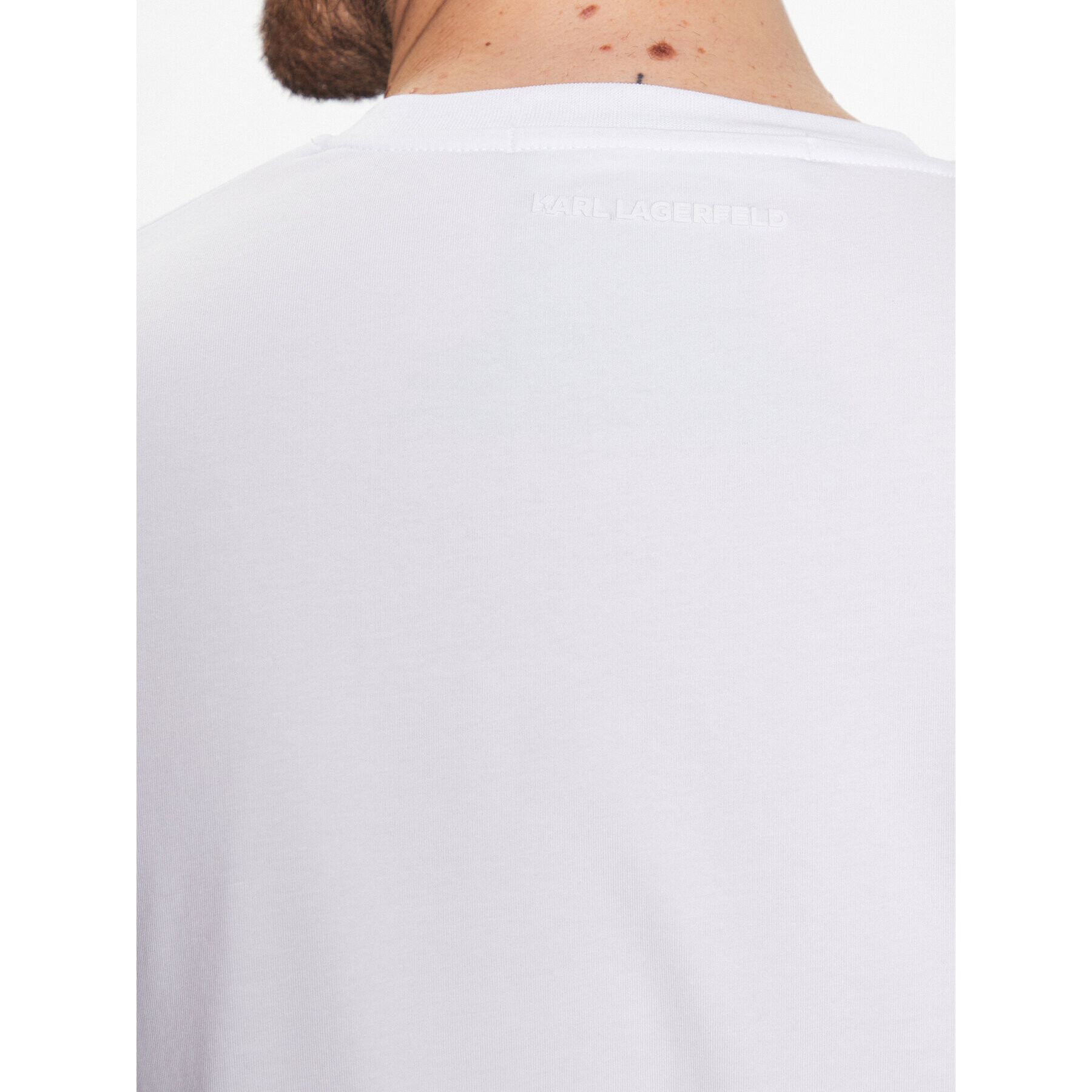 KARL LAGERFELD Тишърт 755090 531221 Бял Regular Fit - Pepit.bg