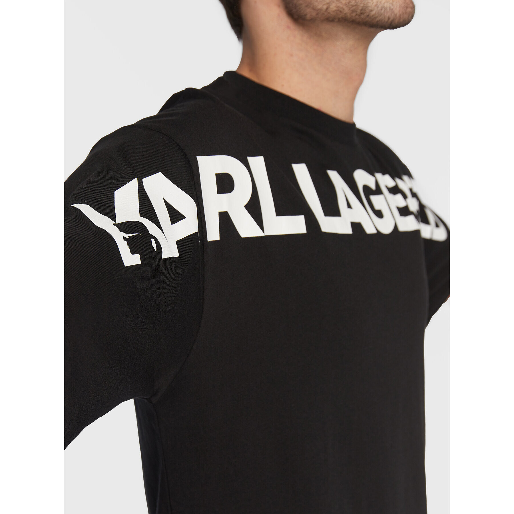 KARL LAGERFELD Тишърт 755248 524224 Черен Regular Fit - Pepit.bg