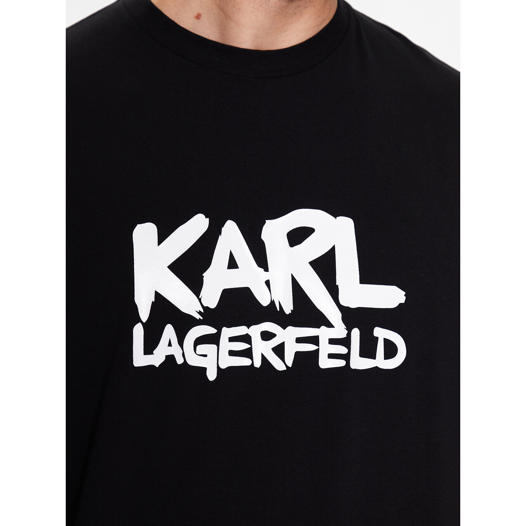 KARL LAGERFELD Тишърт 755280 531221 Черен Regular Fit - Pepit.bg