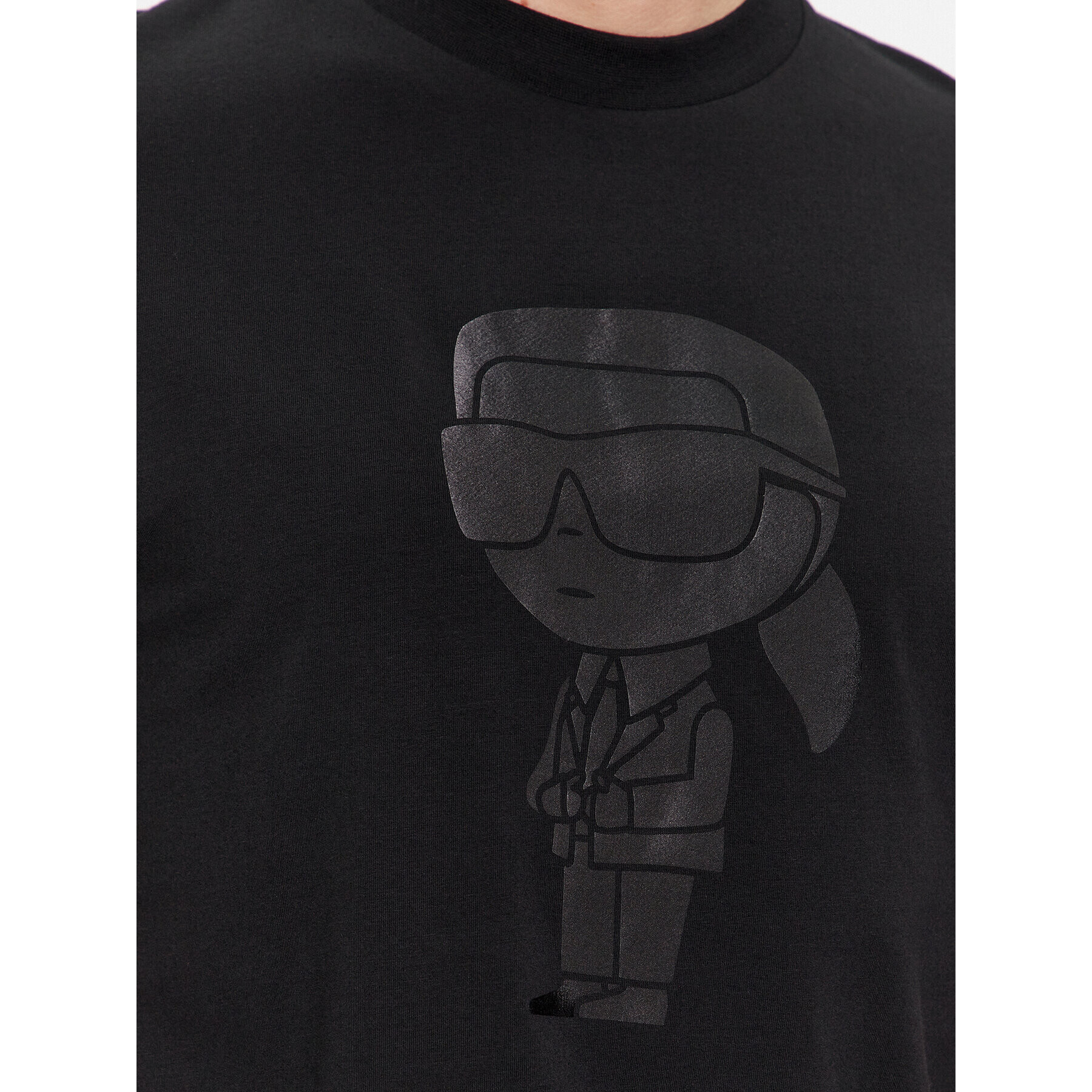 KARL LAGERFELD Тишърт 755400 541221 Черен Regular Fit - Pepit.bg