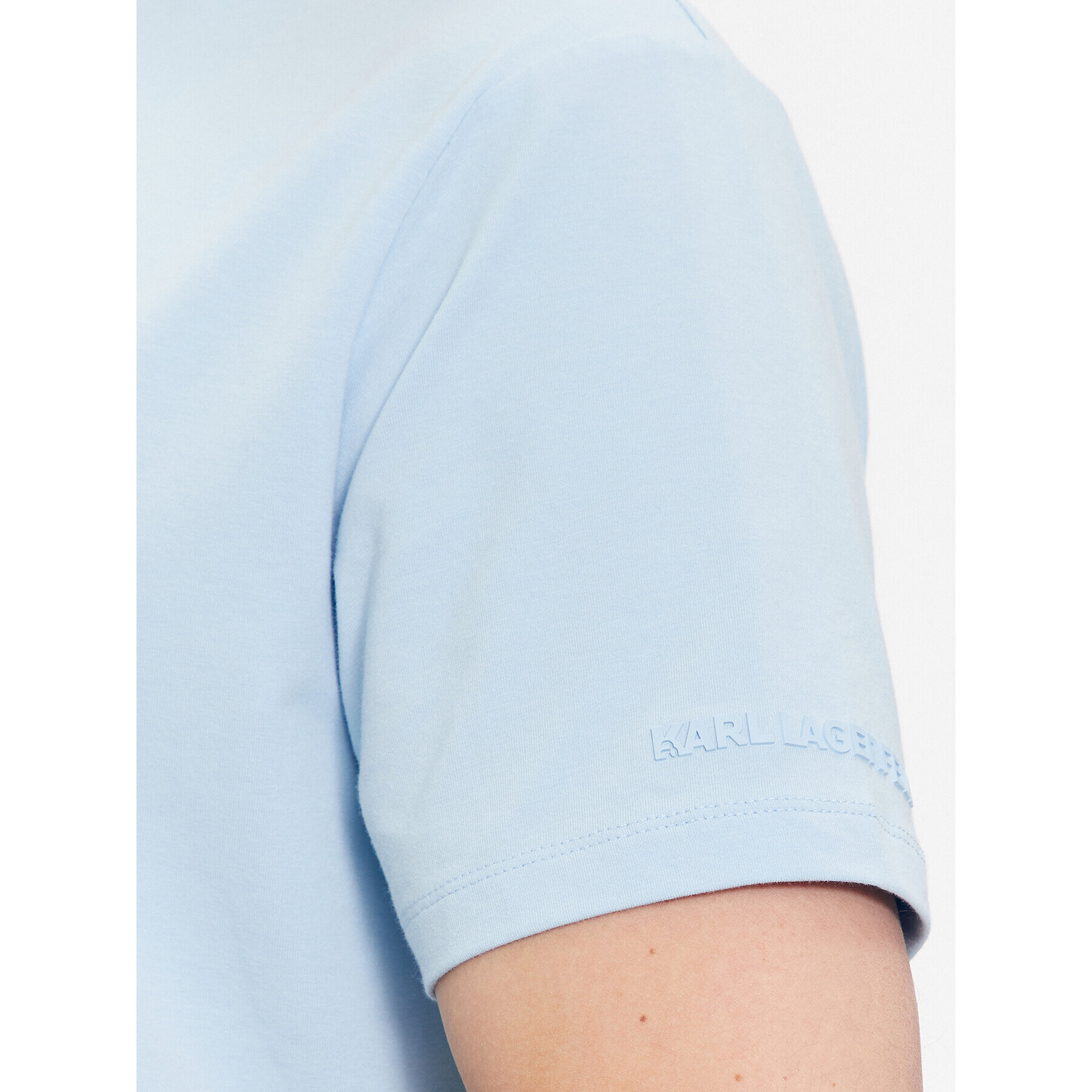 KARL LAGERFELD Тишърт 755400 541221 Син Regular Fit - Pepit.bg
