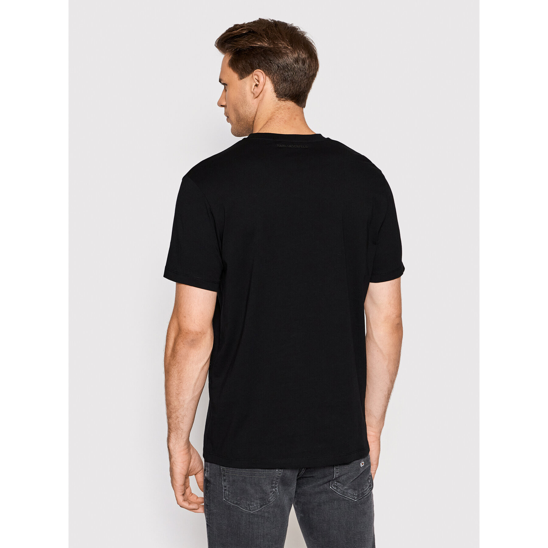 KARL LAGERFELD Тишърт 755401 523224 Черен Regular Fit - Pepit.bg