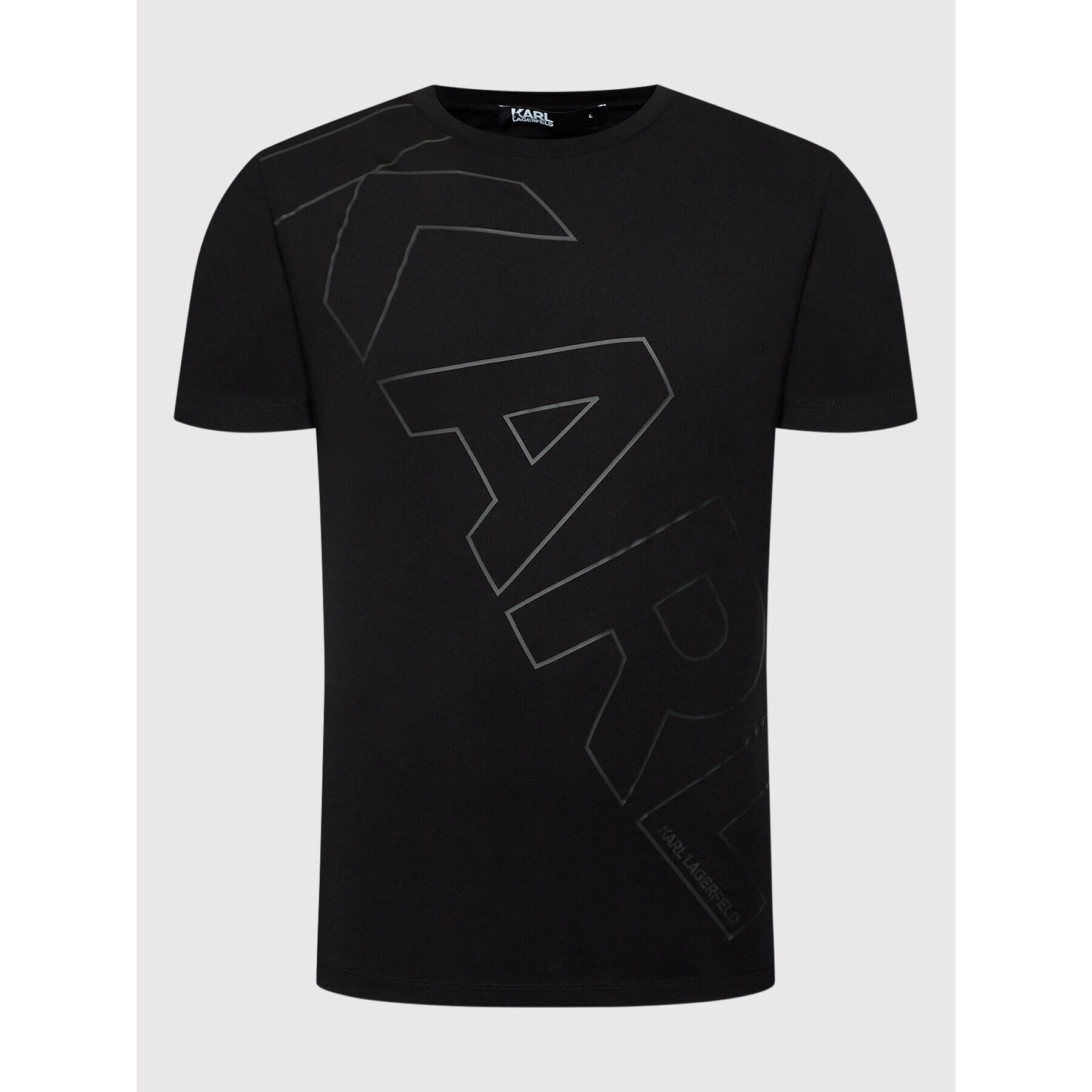 KARL LAGERFELD Тишърт 755401 523224 Черен Regular Fit - Pepit.bg