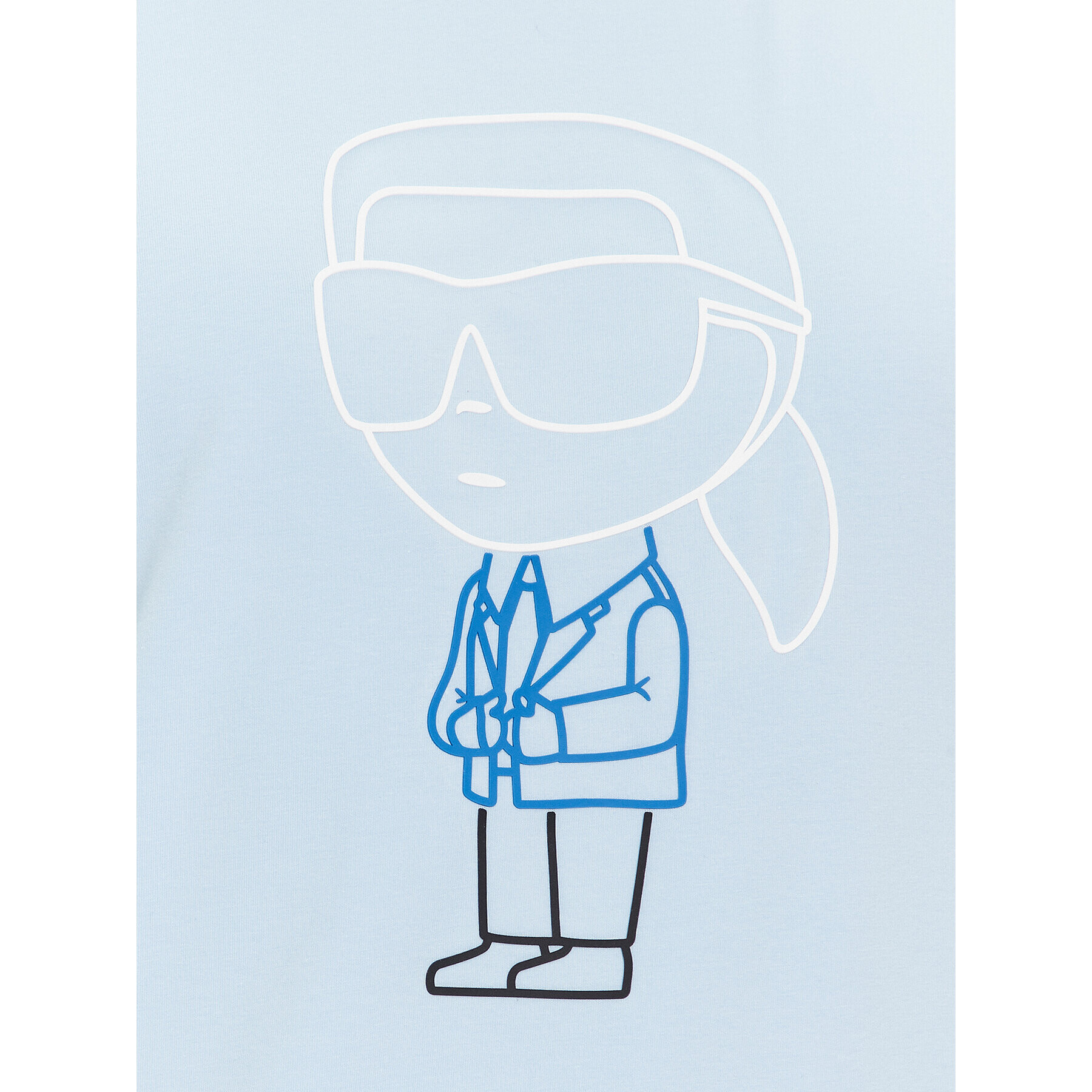 KARL LAGERFELD Тишърт 755401 541221 Син Regular Fit - Pepit.bg