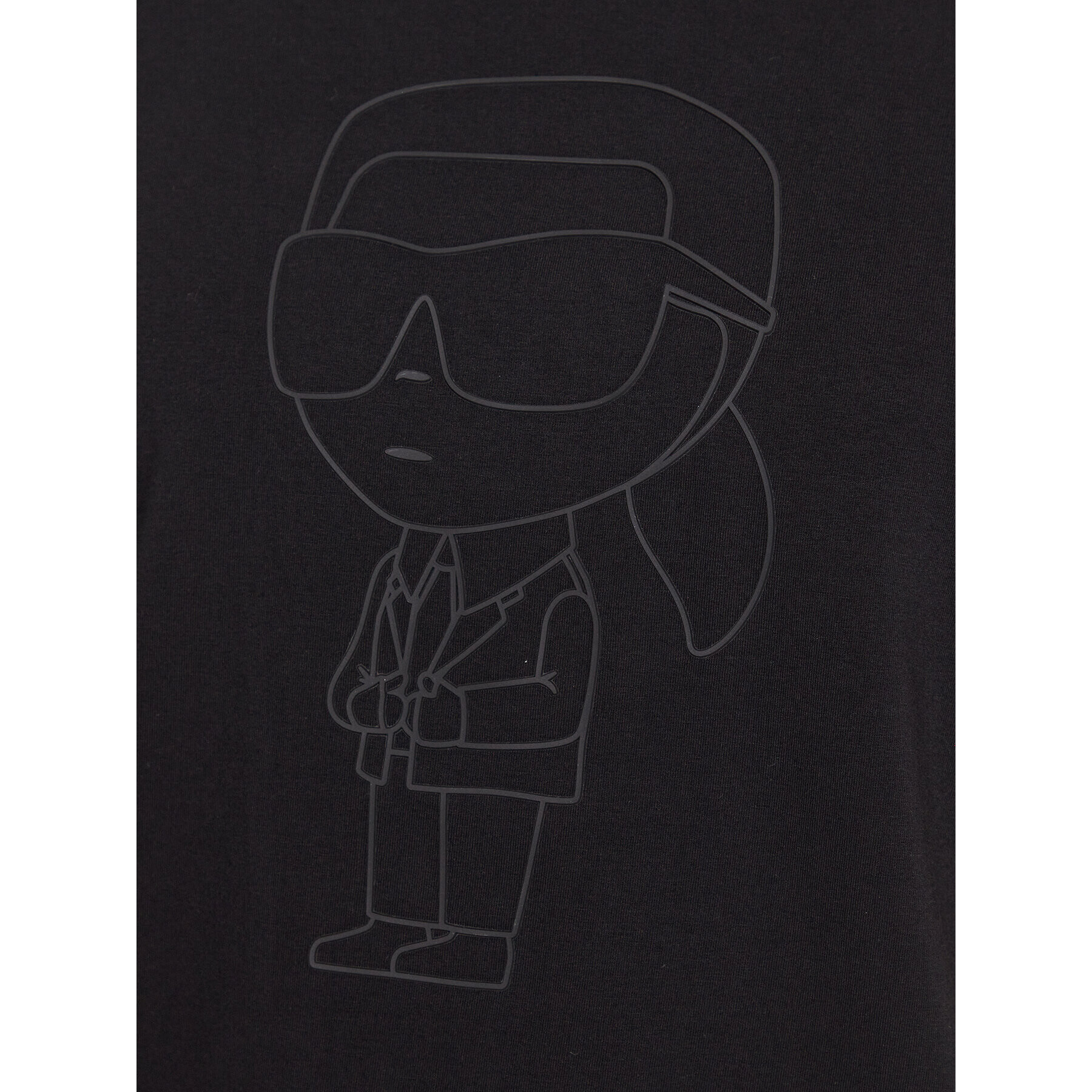 KARL LAGERFELD Тишърт 755402 533221 Черен Regular Fit - Pepit.bg