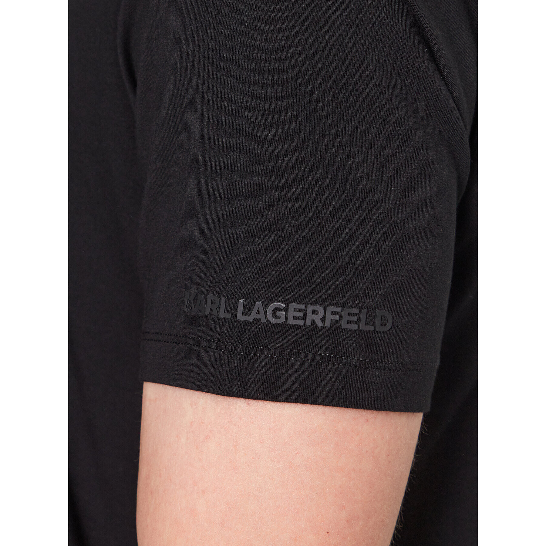 KARL LAGERFELD Тишърт 755402 533221 Черен Regular Fit - Pepit.bg