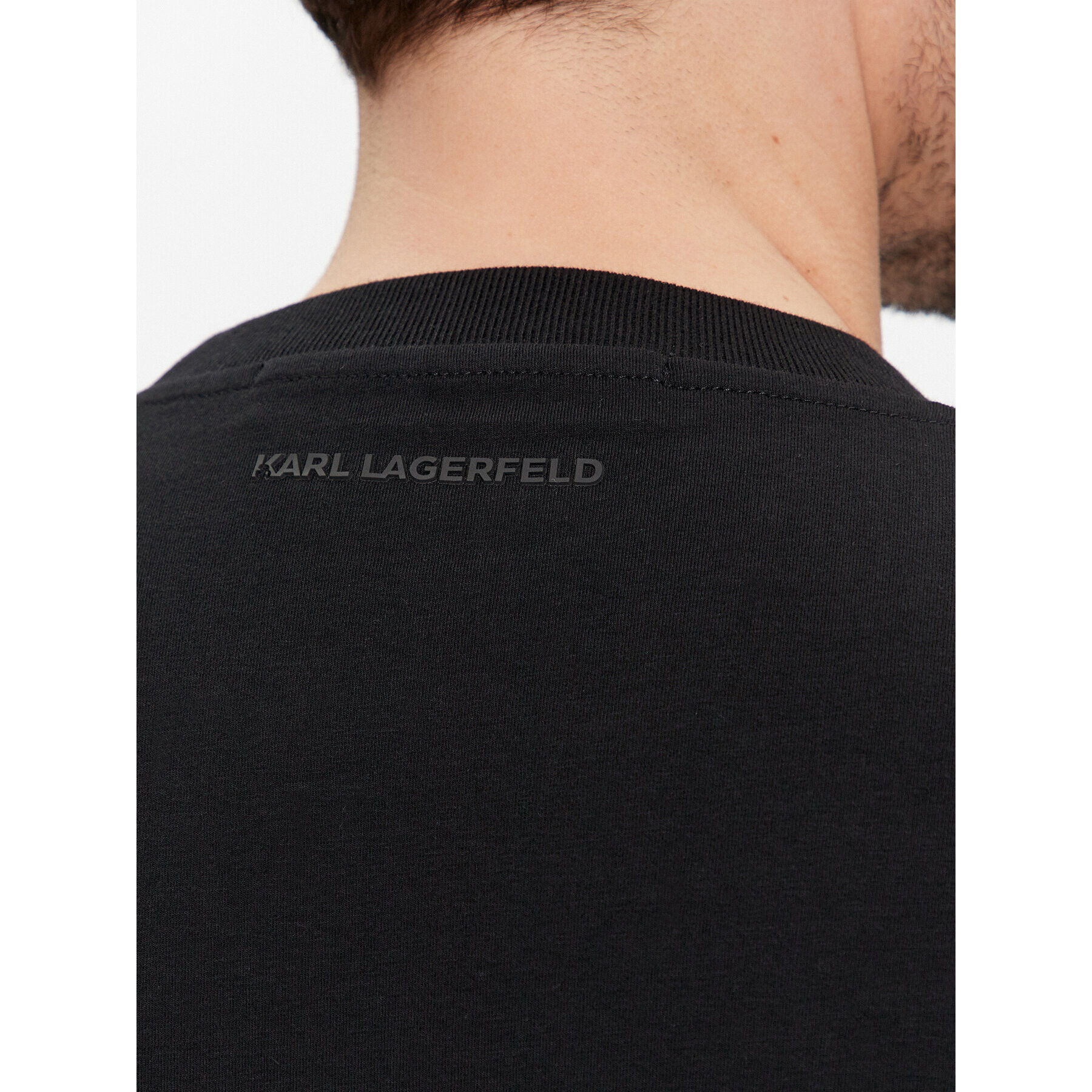 KARL LAGERFELD Тишърт 755403 541221 Черен Regular Fit - Pepit.bg