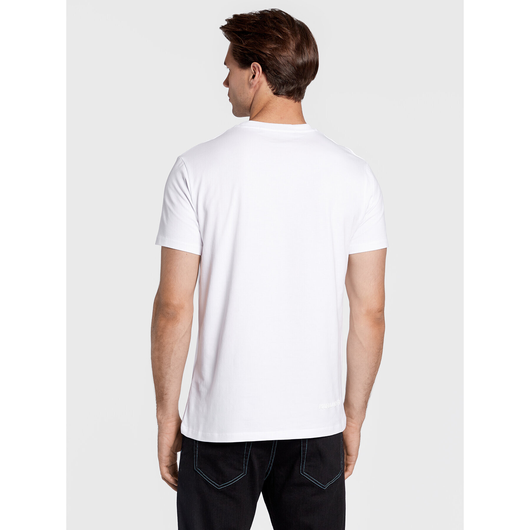 KARL LAGERFELD Тишърт 755421 524221 Бял Regular Fit - Pepit.bg