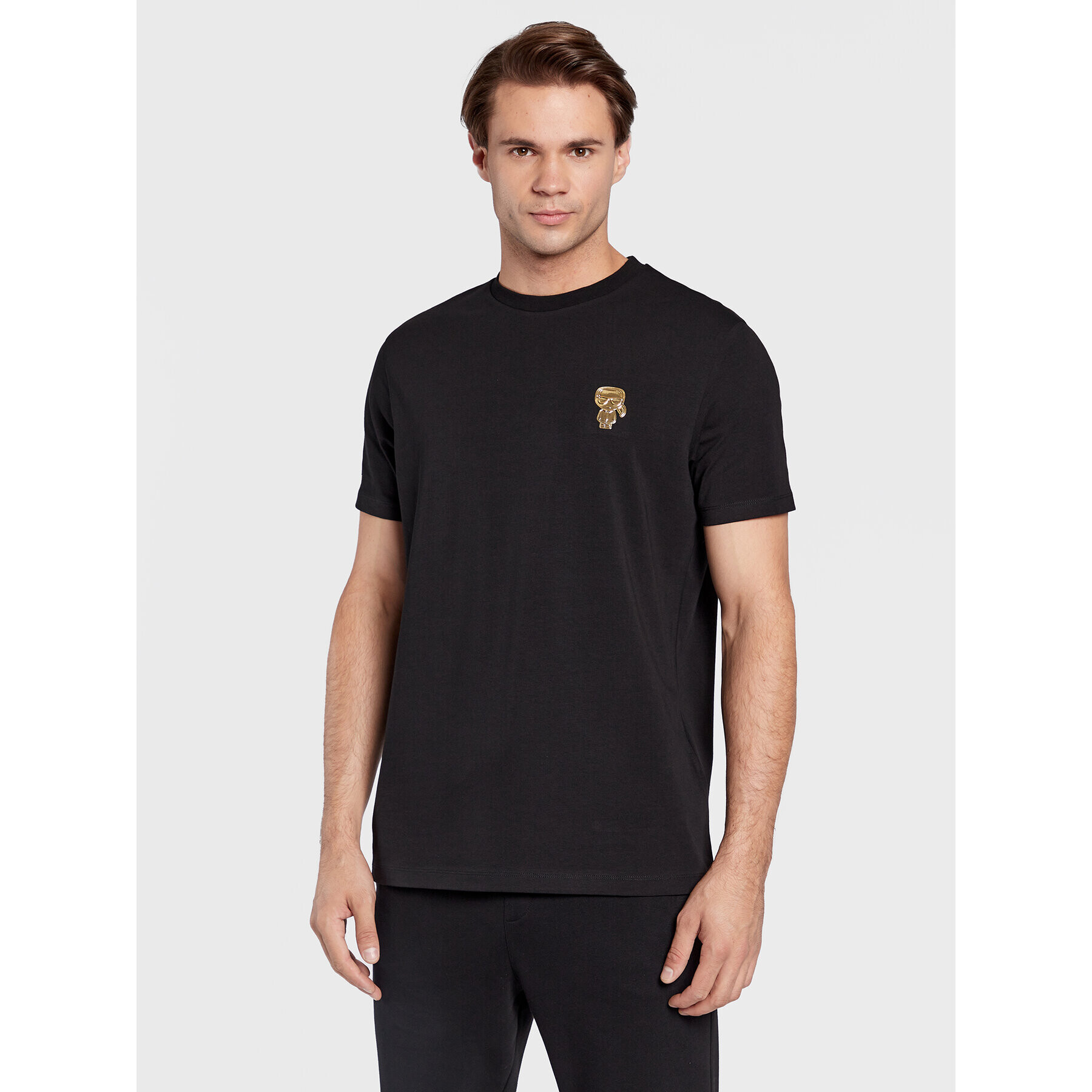 KARL LAGERFELD Тишърт 755422 524221 Черен Regular Fit - Pepit.bg