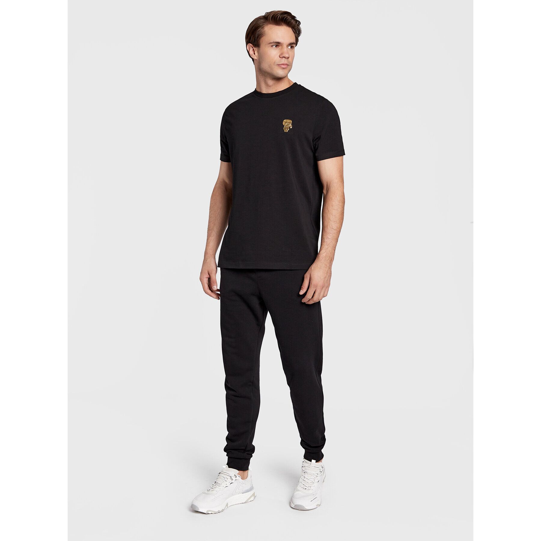 KARL LAGERFELD Тишърт 755422 524221 Черен Regular Fit - Pepit.bg