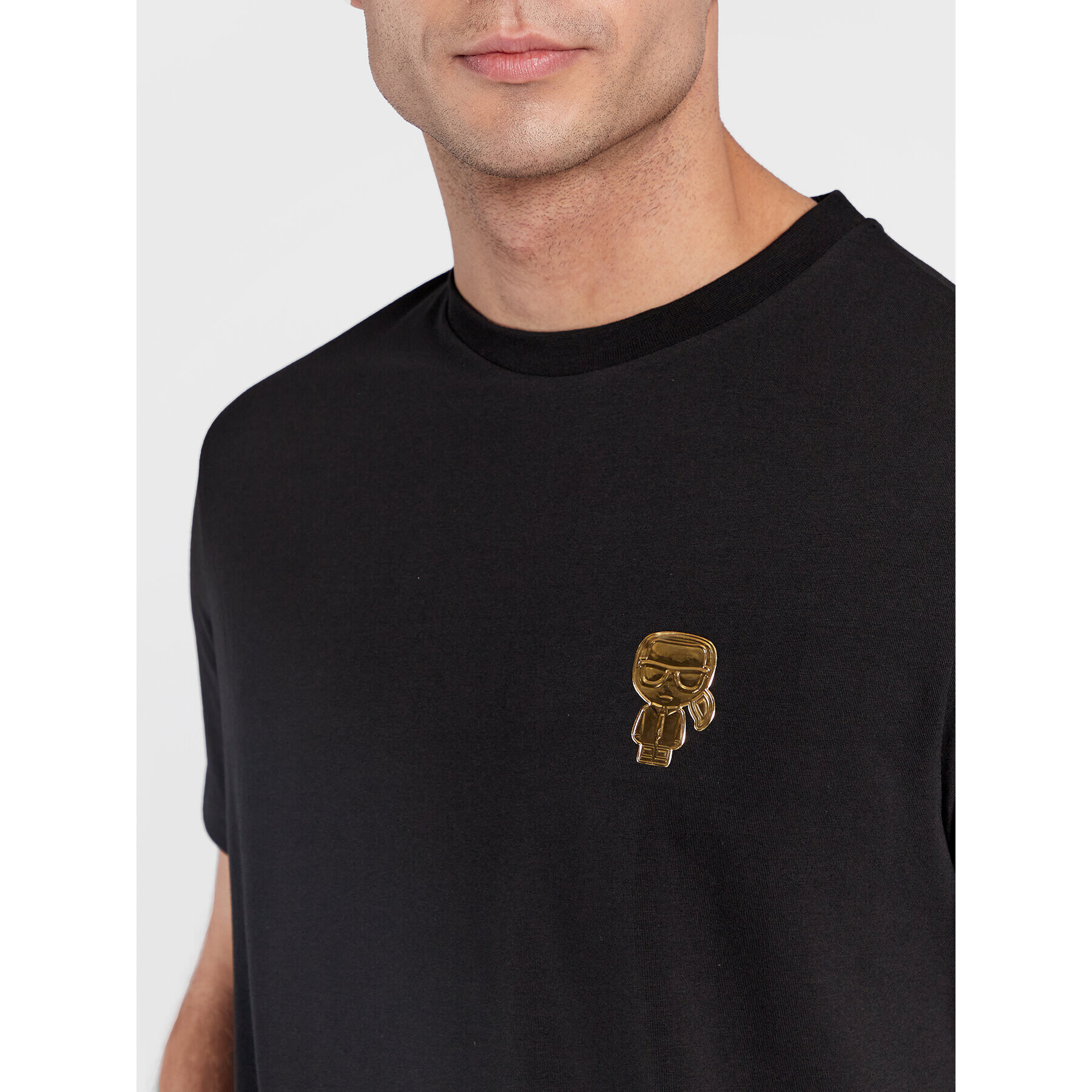 KARL LAGERFELD Тишърт 755422 524221 Черен Regular Fit - Pepit.bg