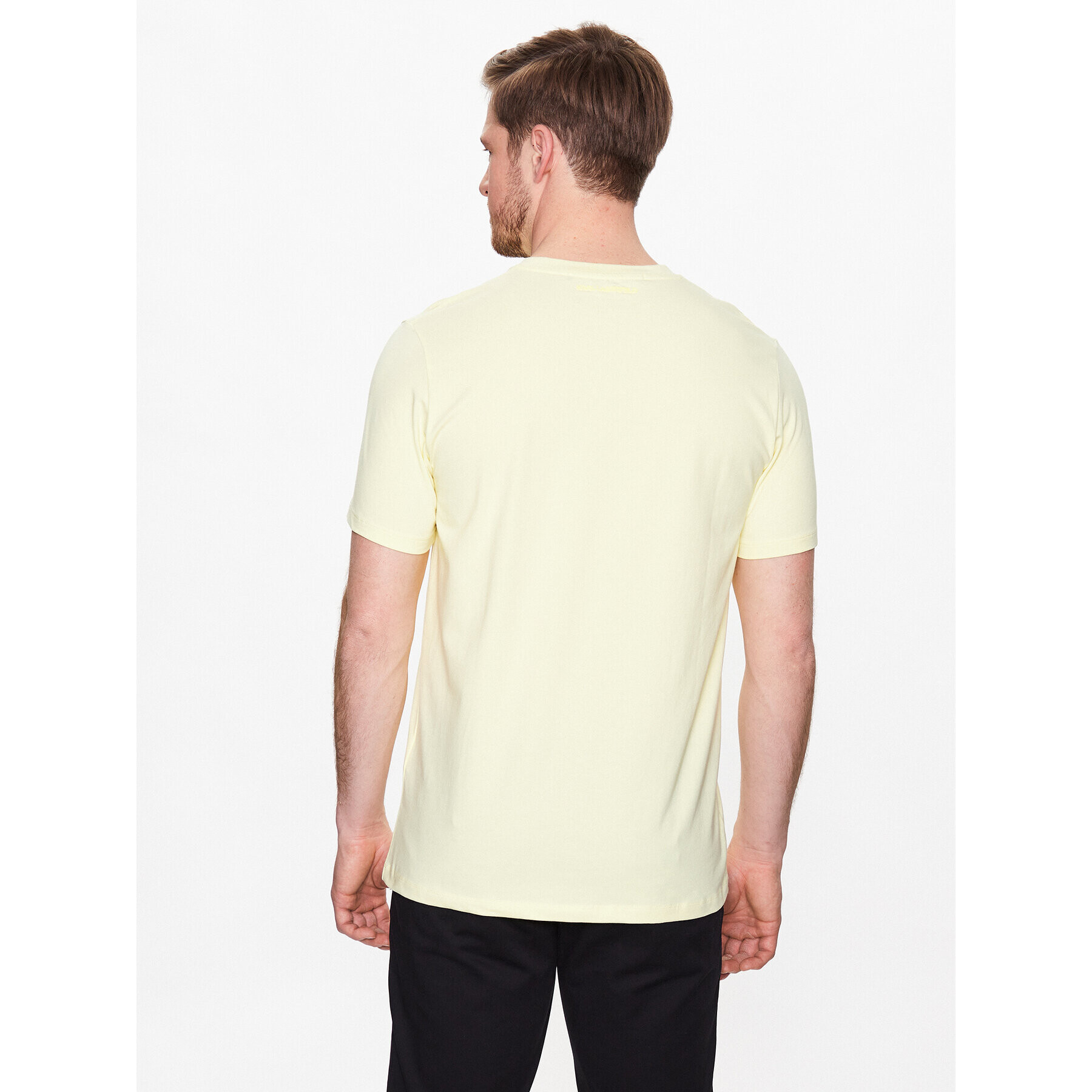KARL LAGERFELD Тишърт 755890 532221 Жълт Regular Fit - Pepit.bg