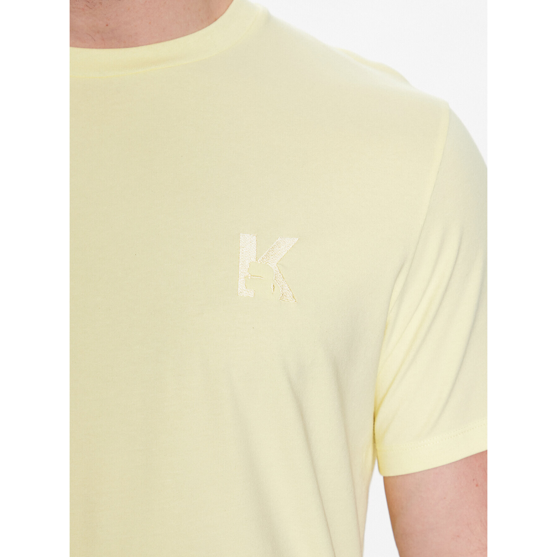 KARL LAGERFELD Тишърт 755890 532221 Жълт Regular Fit - Pepit.bg