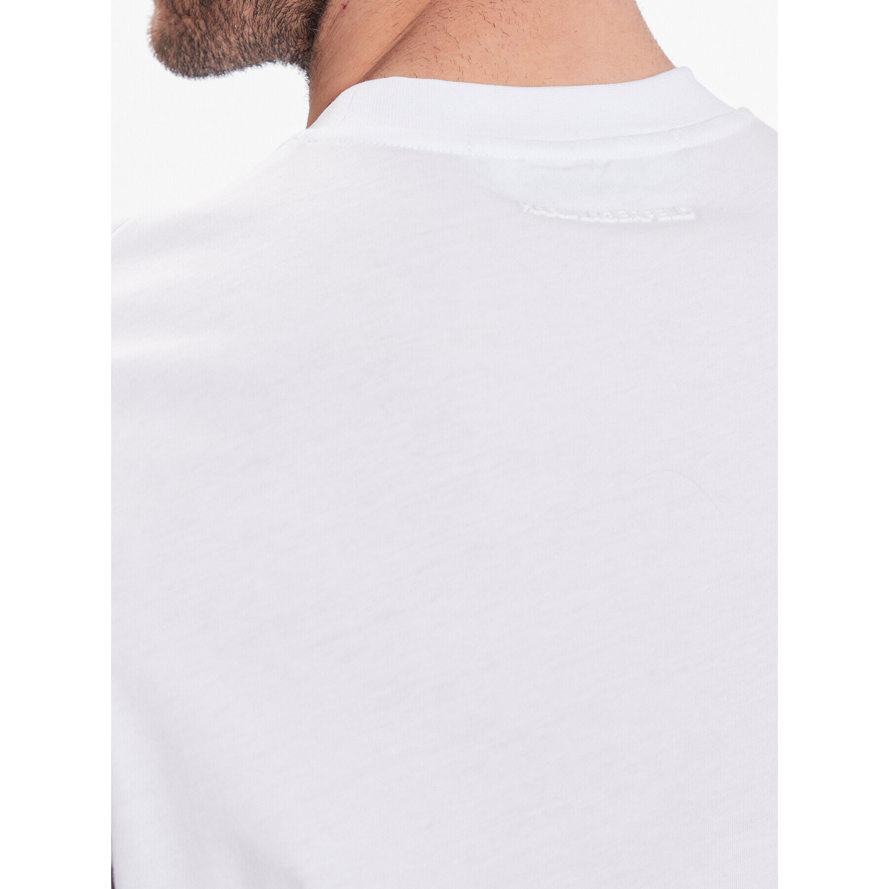 KARL LAGERFELD Тишърт Crew Neck 755053 532224 Бял Regular Fit - Pepit.bg