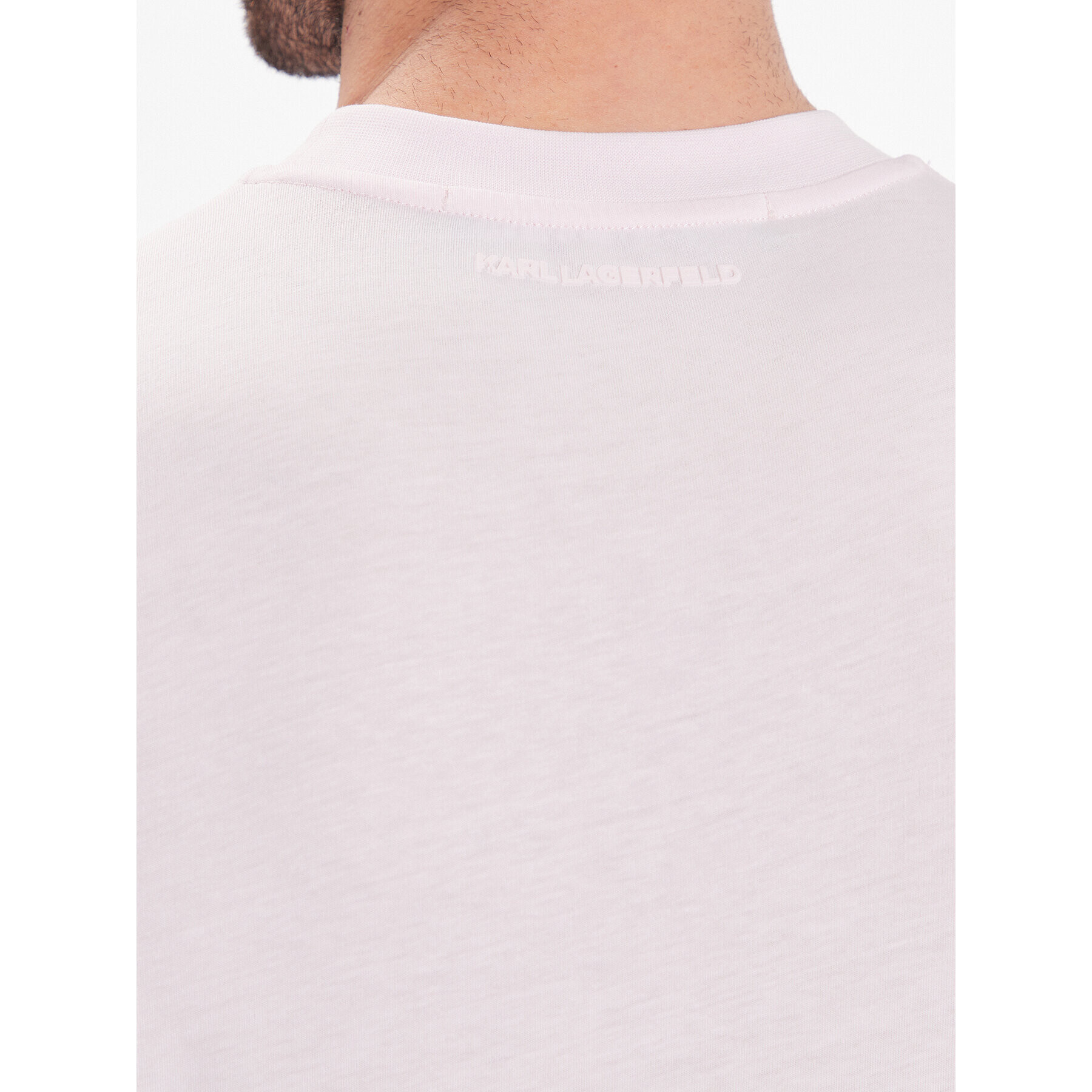 KARL LAGERFELD Тишърт Crew Neck 755053 532224 Розов Regular Fit - Pepit.bg